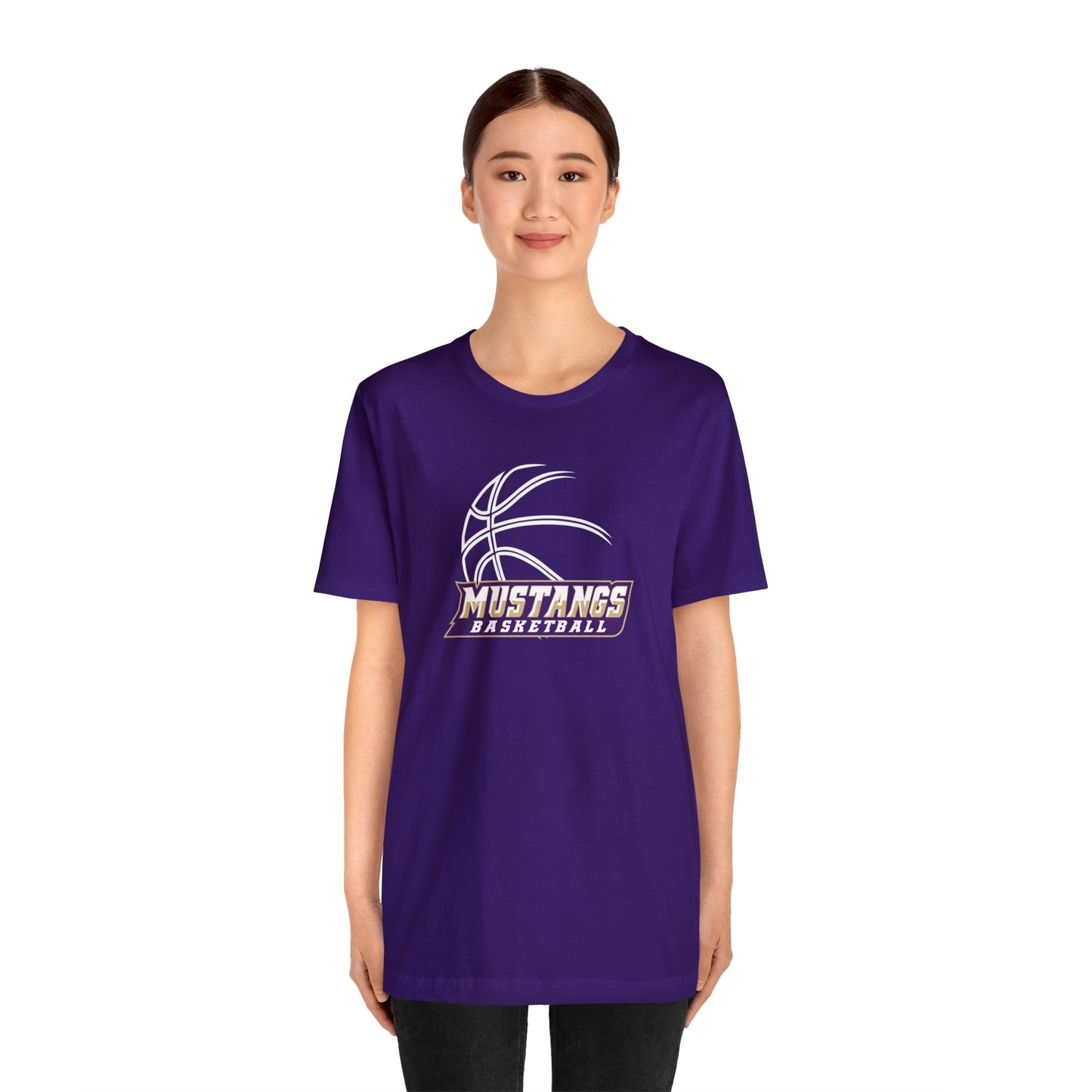 Mustangs Athletics Basketball Unisex Soft Shirt BASKETBALL HS