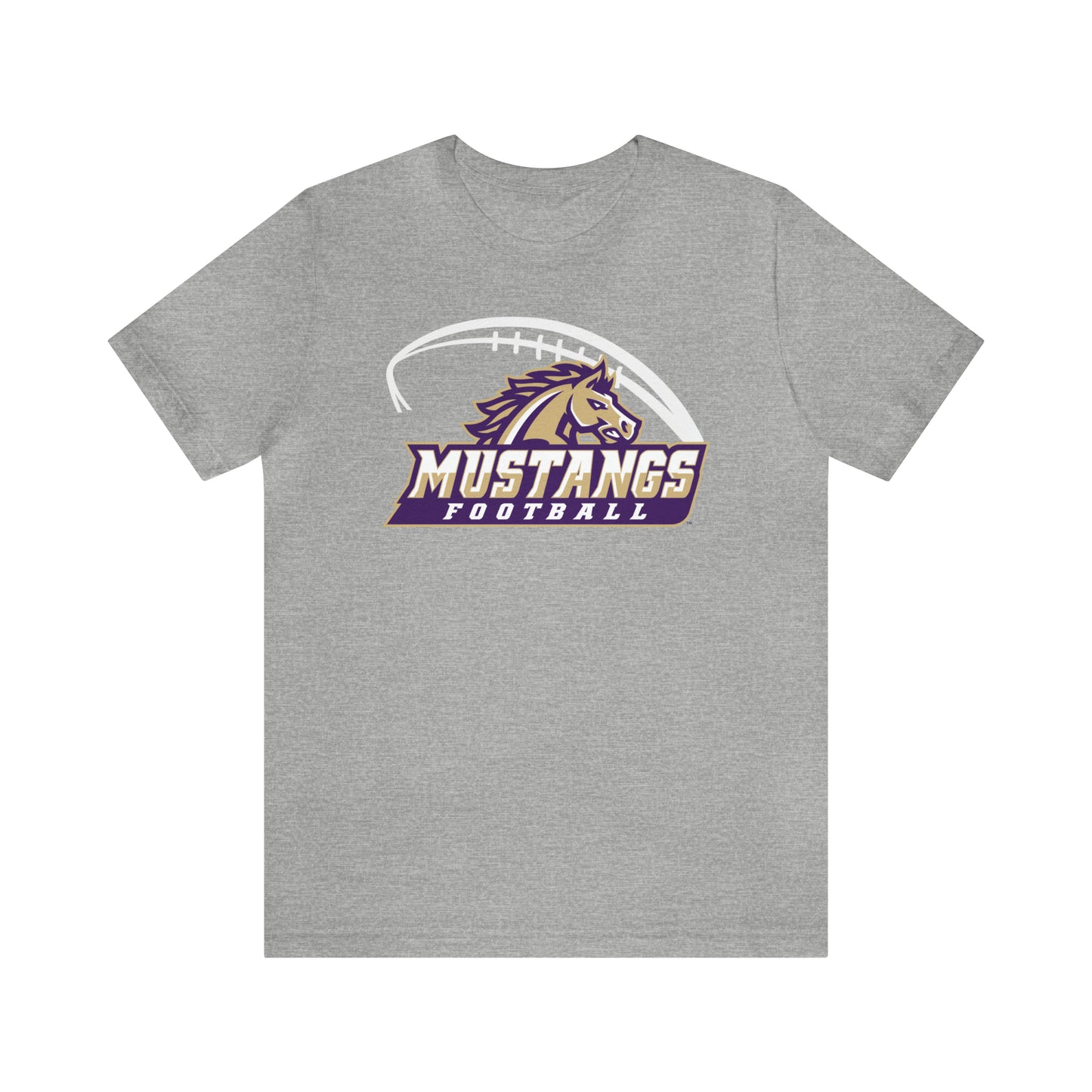 Mustang Athletics Football Unisex Jersey Short Sleeve Tee FOOTBALL HS