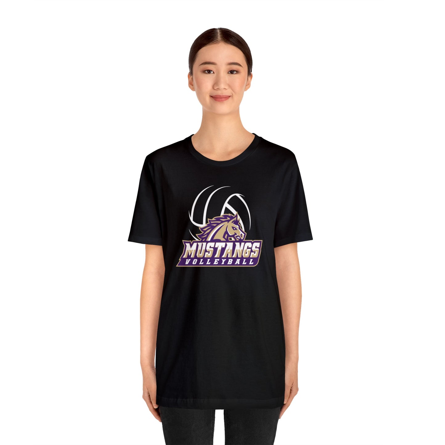 Mustangs Athletics Volleyball Unisex Jersey Short Sleeve Tee VOLLEYBALL ELEM