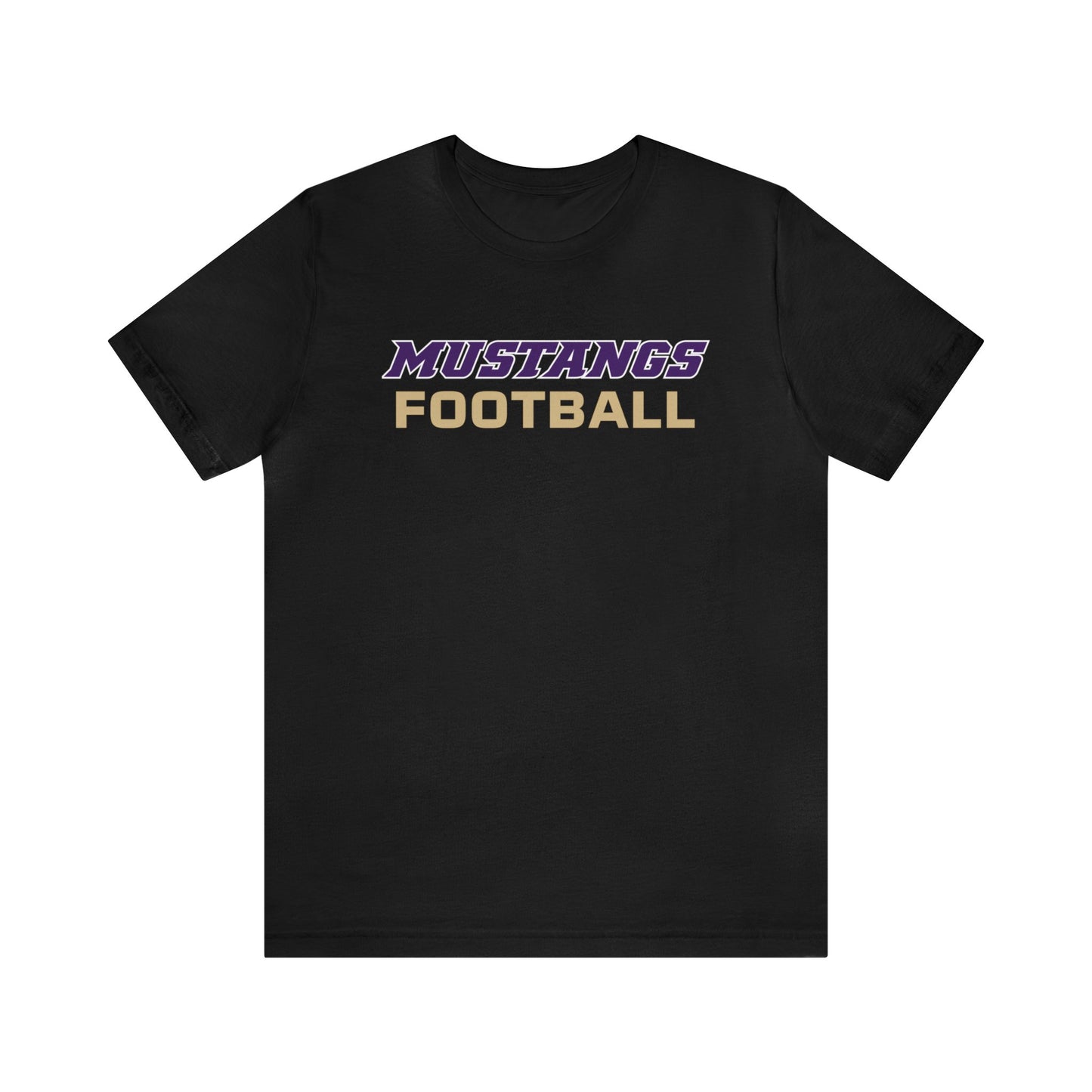 Mustangs Football Simple Unisex Jersey Short Sleeve Tee FOOTBALL ELEM