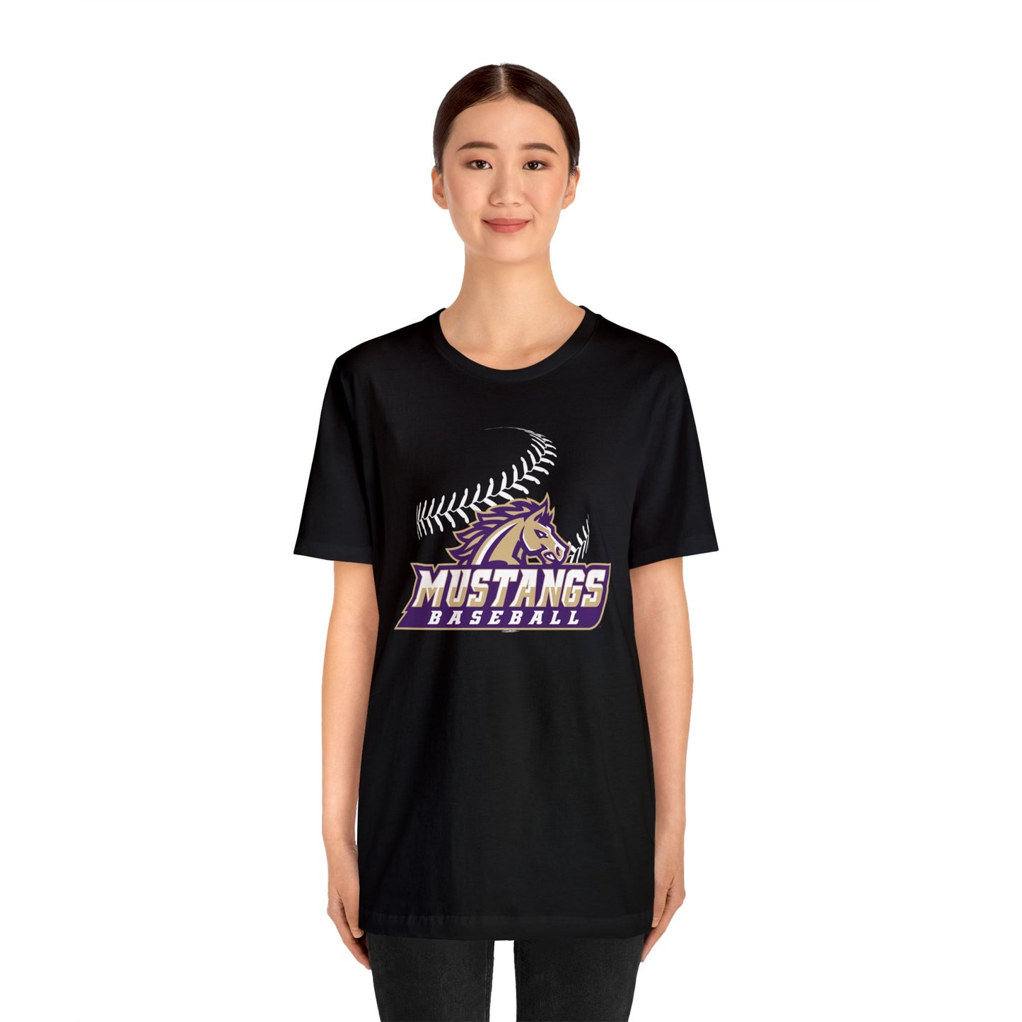 Mustangs Baseball Athletics Unisex Jersey Short Sleeve Tee BASEBALL ELEM