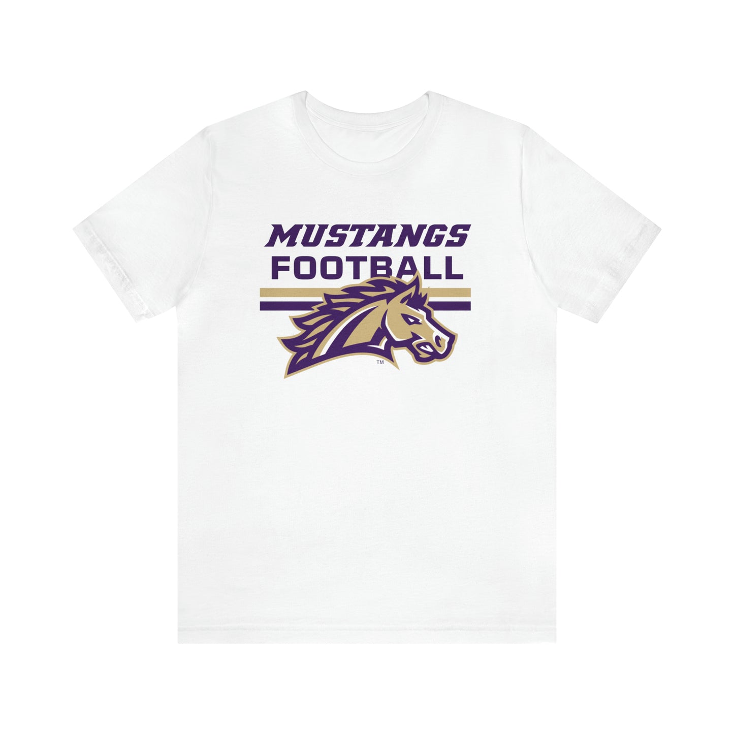 Mustangs Football Line Unisex Jersey Short Sleeve Tee FOOTBALL HS