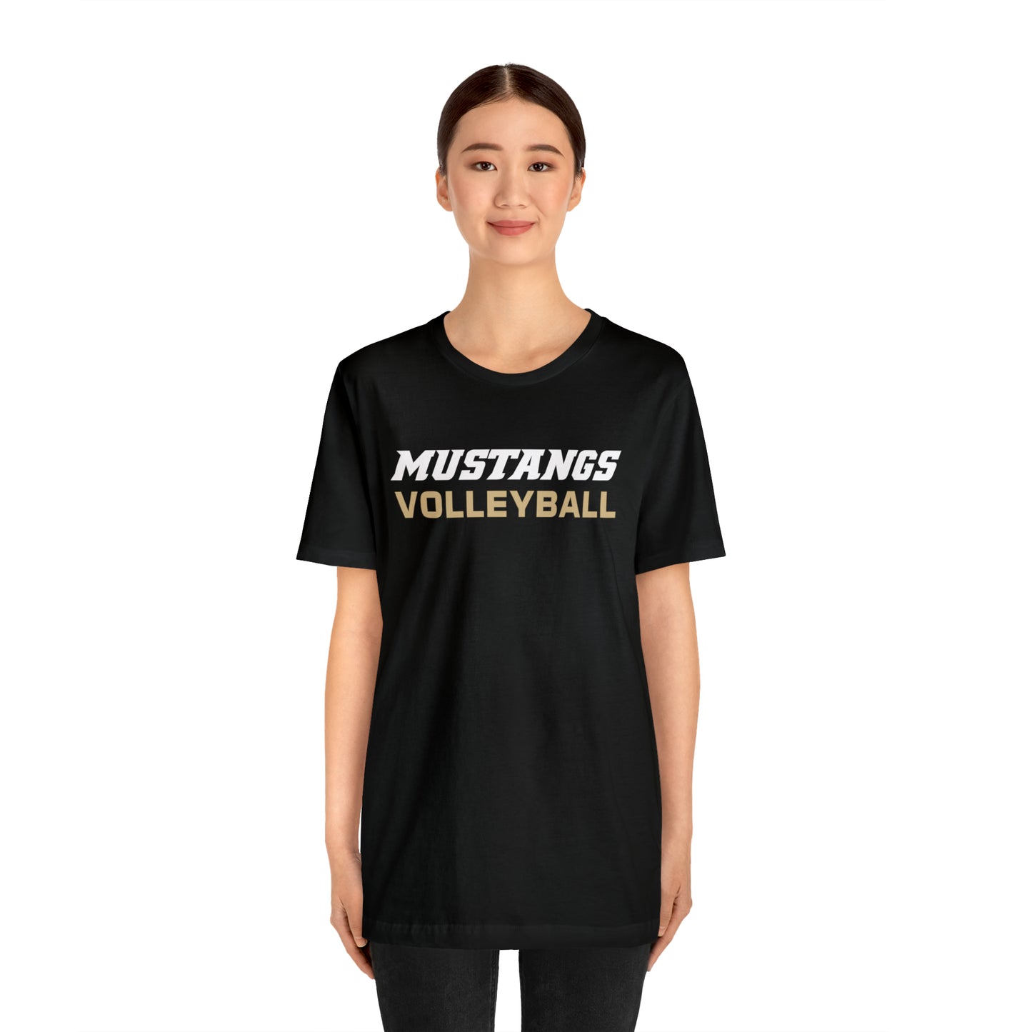 Mustangs Volleyball Simple Unisex Jersey Short Sleeve Tee VOLLEYBALL HS