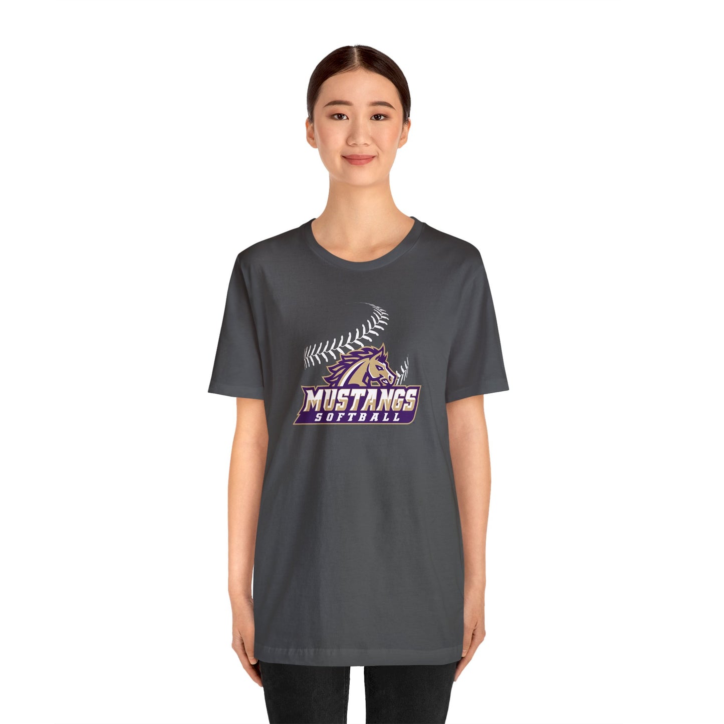 Mustangs Atheltics Softball Unisex Soft Shirt SOFTBALL HS