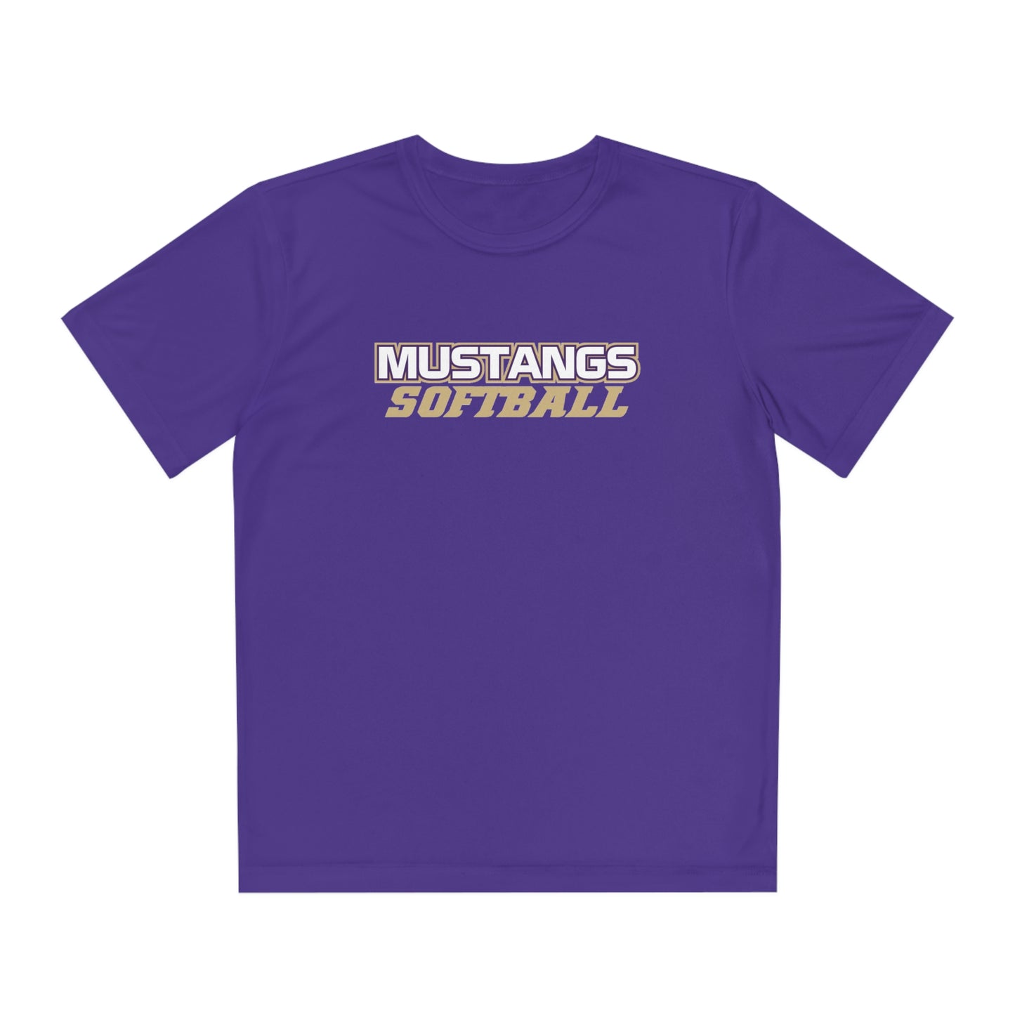 Mustangs Softball Dri Fit Youth Competitor Tee SOFTBALL ELEM