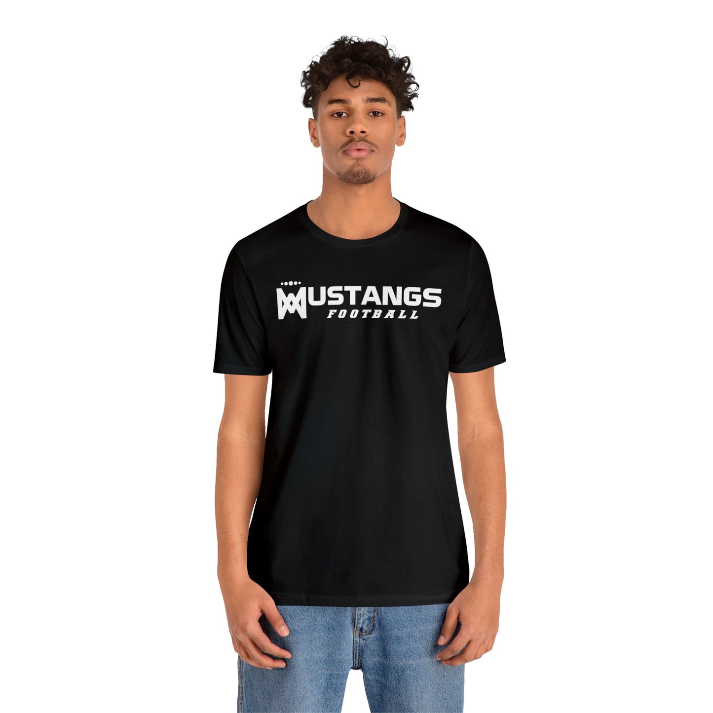 Mustangs Football Company of Mary Unisex Jersey Short Sleeve Tee FOOTBALL ELEM