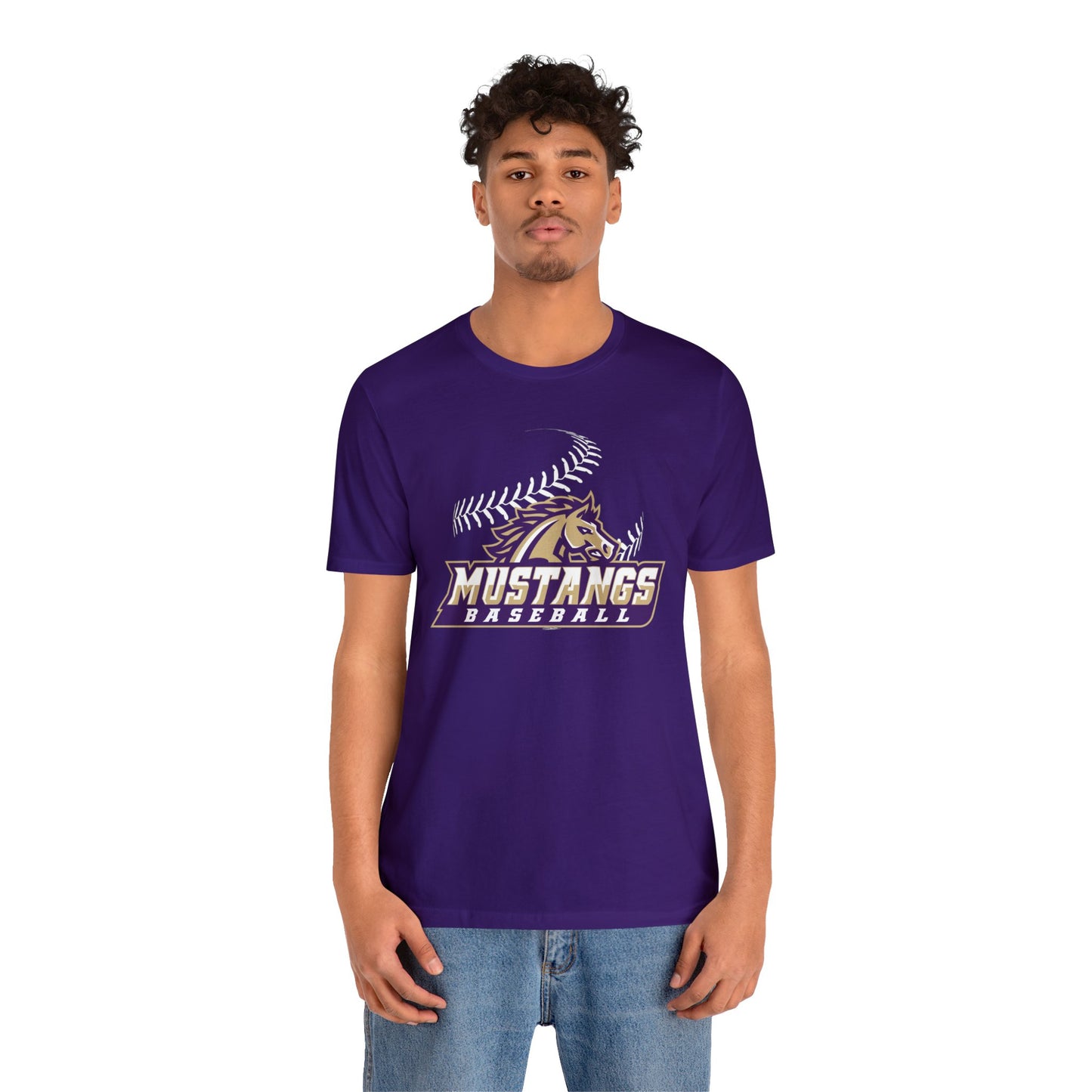 Mustangs Baseball Athletics Unisex Jersey Short Sleeve Tee BASEBALL ELEM