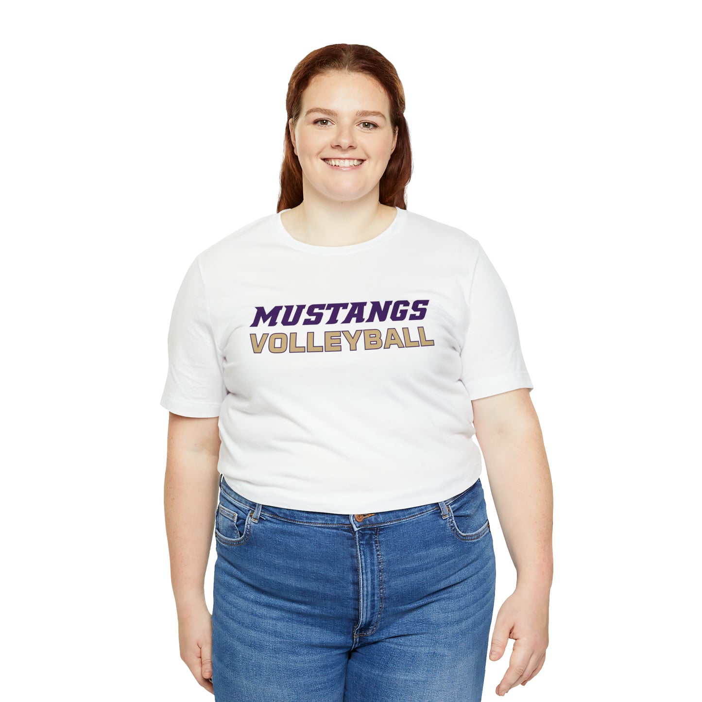 Mustangs Volleyball Simple Unisex Jersey Short Sleeve Tee VOLLEYBALL HS