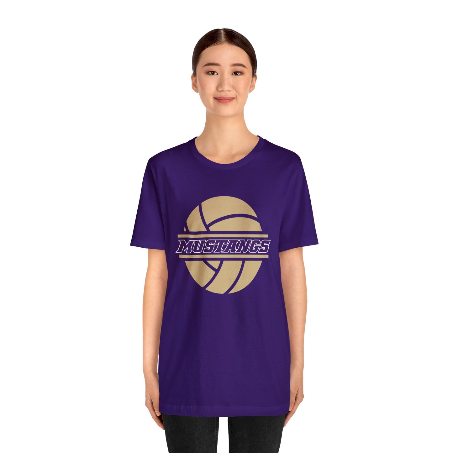 Mustangs Volleyball Ball Unisex Jersey Short Sleeve Tee VOLLEYBALL ELEM