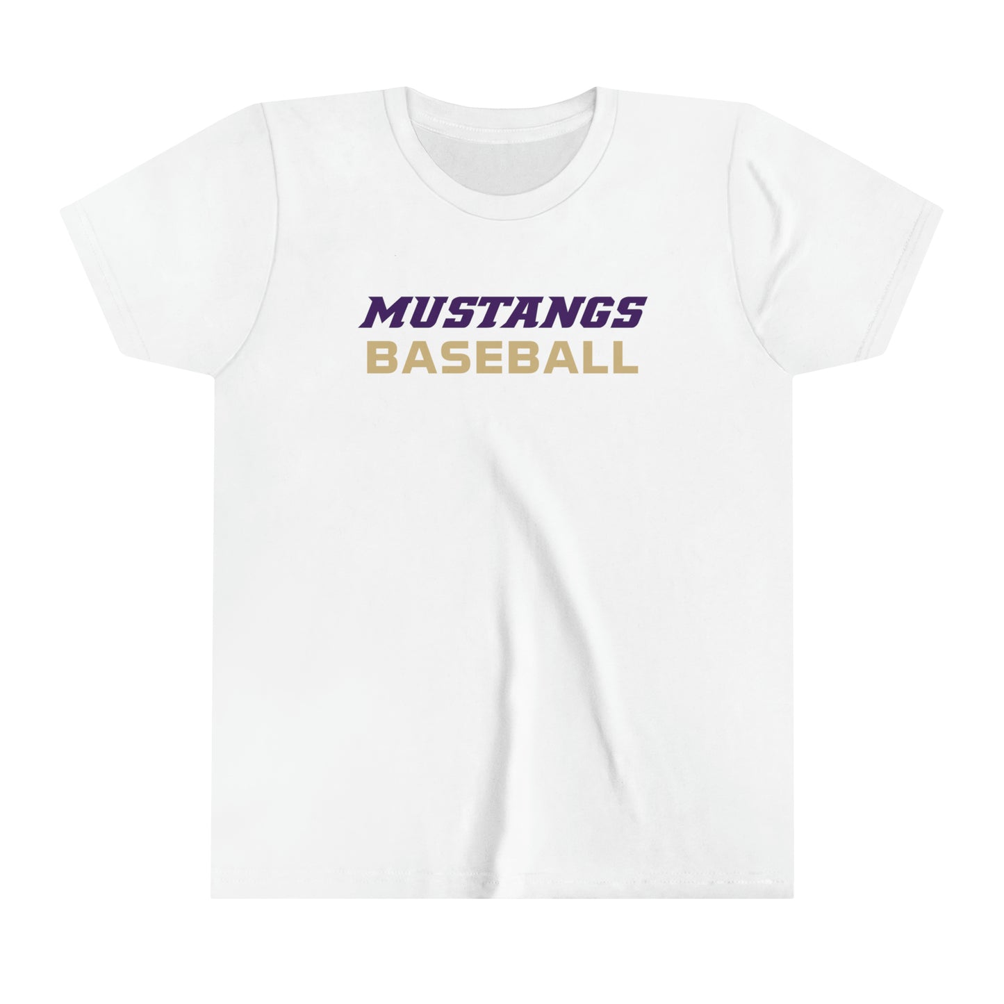 YOUTH Mustangs Baseball Short Sleeve Tee BASEBALL ELEM