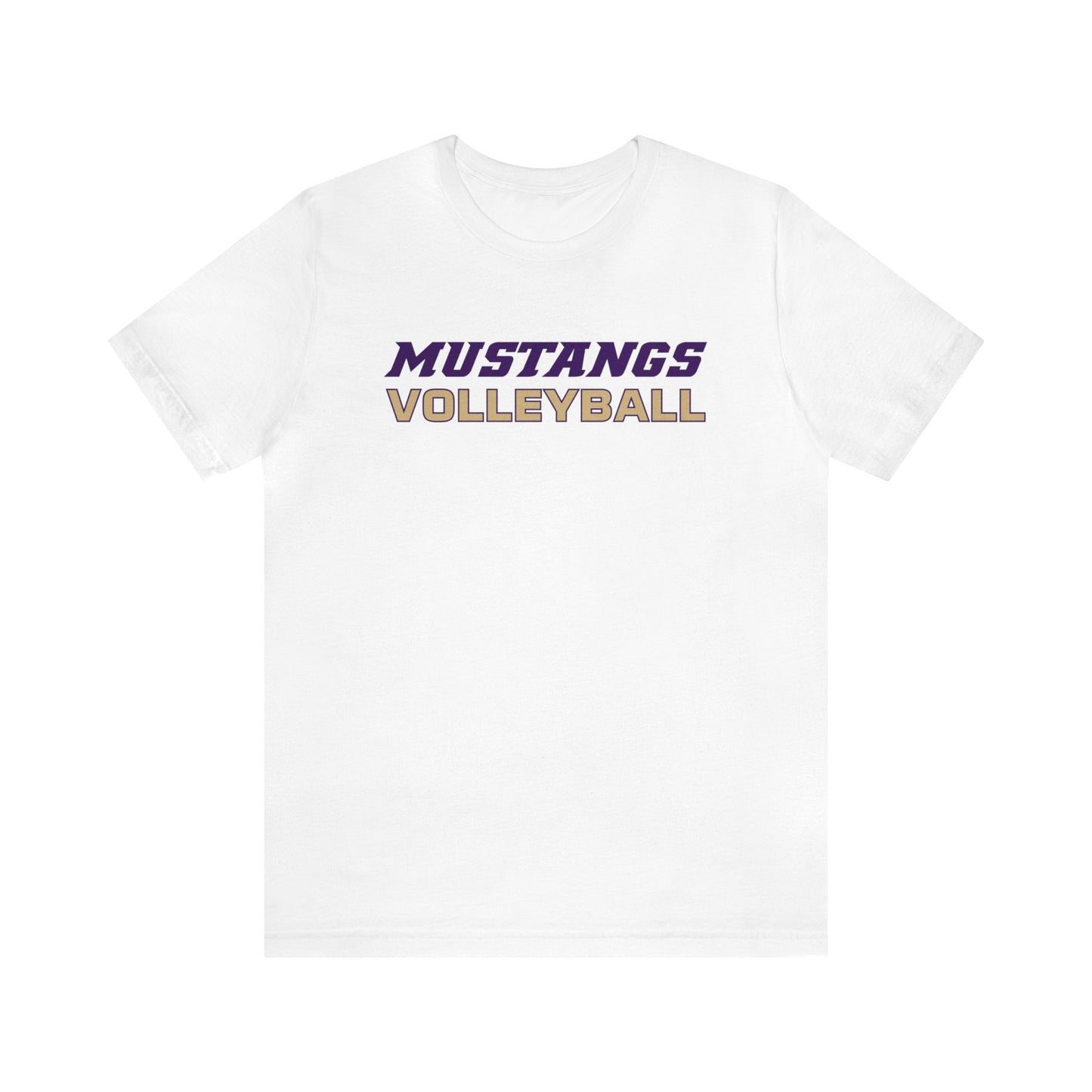 Mustangs Volleyball Simple Unisex Jersey Short Sleeve Tee VOLLEYBALL ELEM