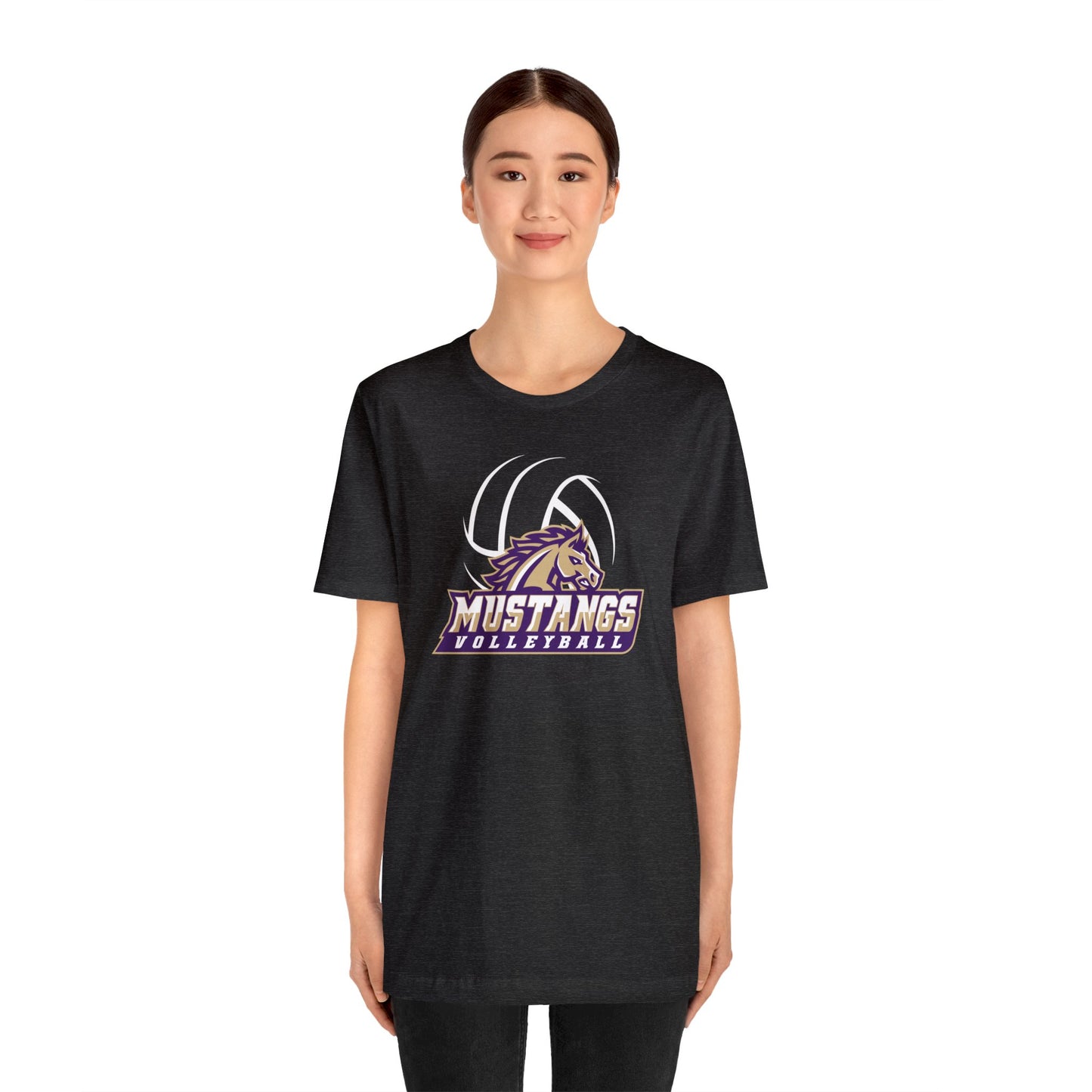 Mustangs Athletics Volleyball Unisex Jersey Short Sleeve Tee VOLLEYBALL ELEM