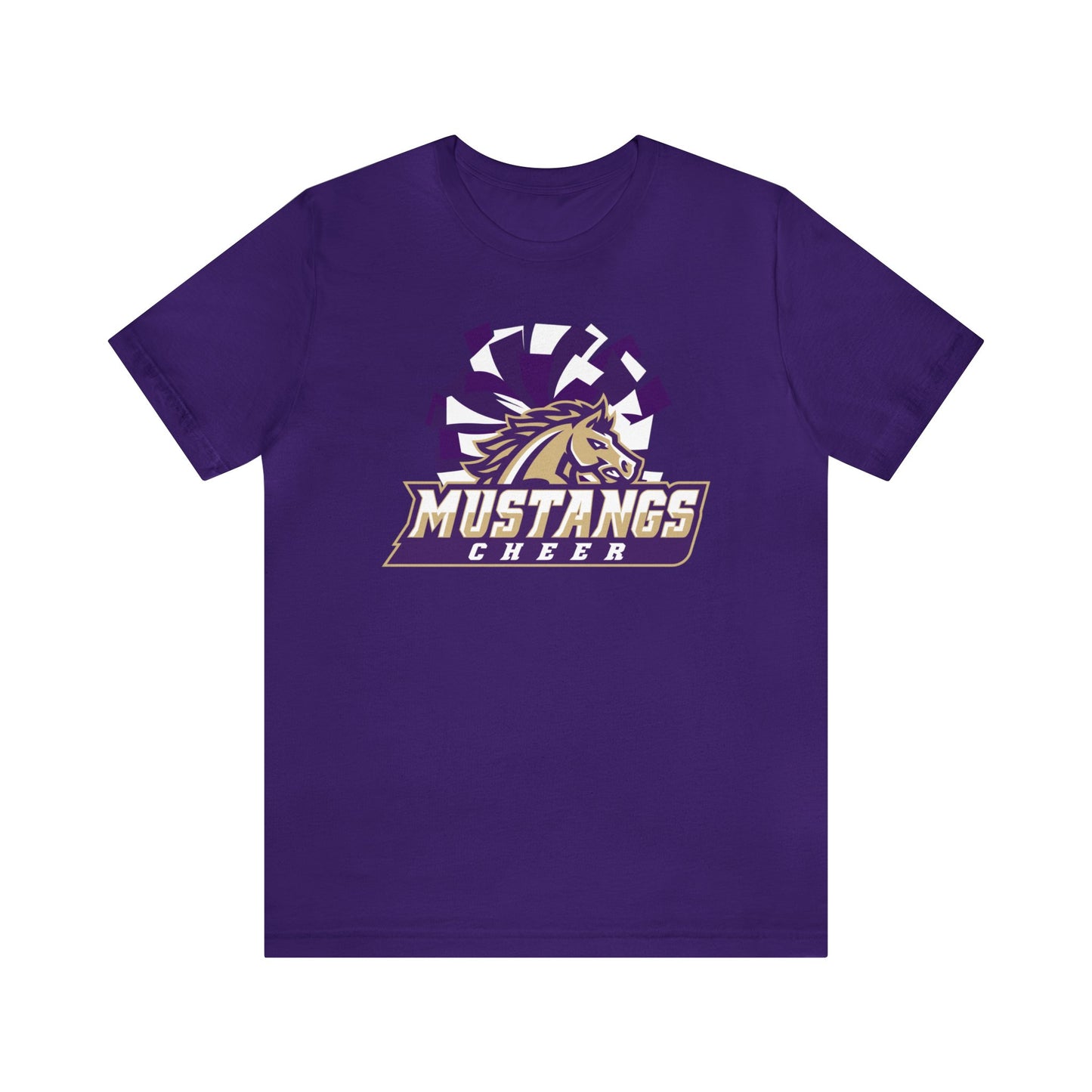 Mustangs Athletics Cheer Unisex Jersey Short Sleeve Tee CHEER ELEM