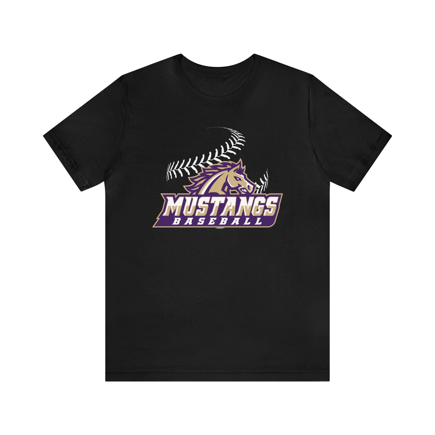 Mustangs Baseball Athletics Unisex Jersey Short Sleeve Tee BASEBALL ELEM