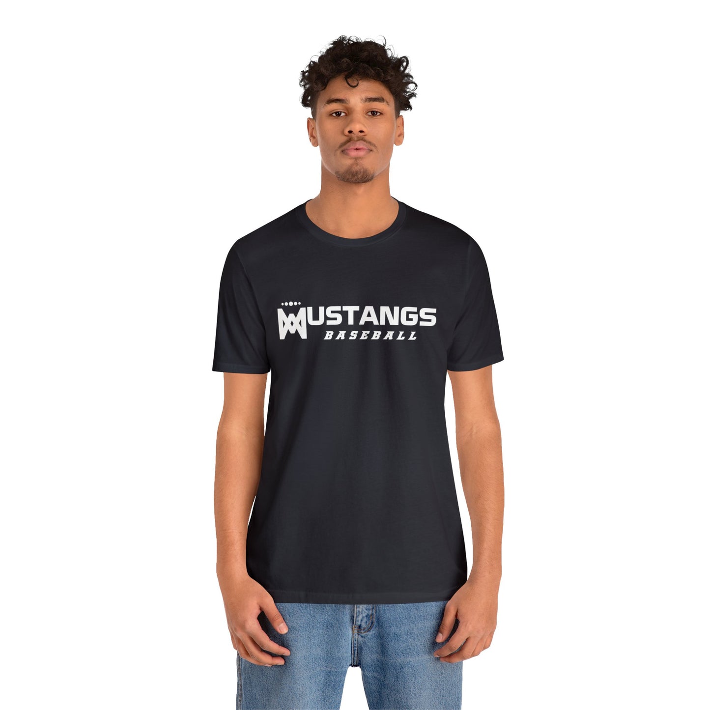 Mustangs Baseball Company of Mary Unisex Jersey Short Sleeve Tee BASEBALL ELEM