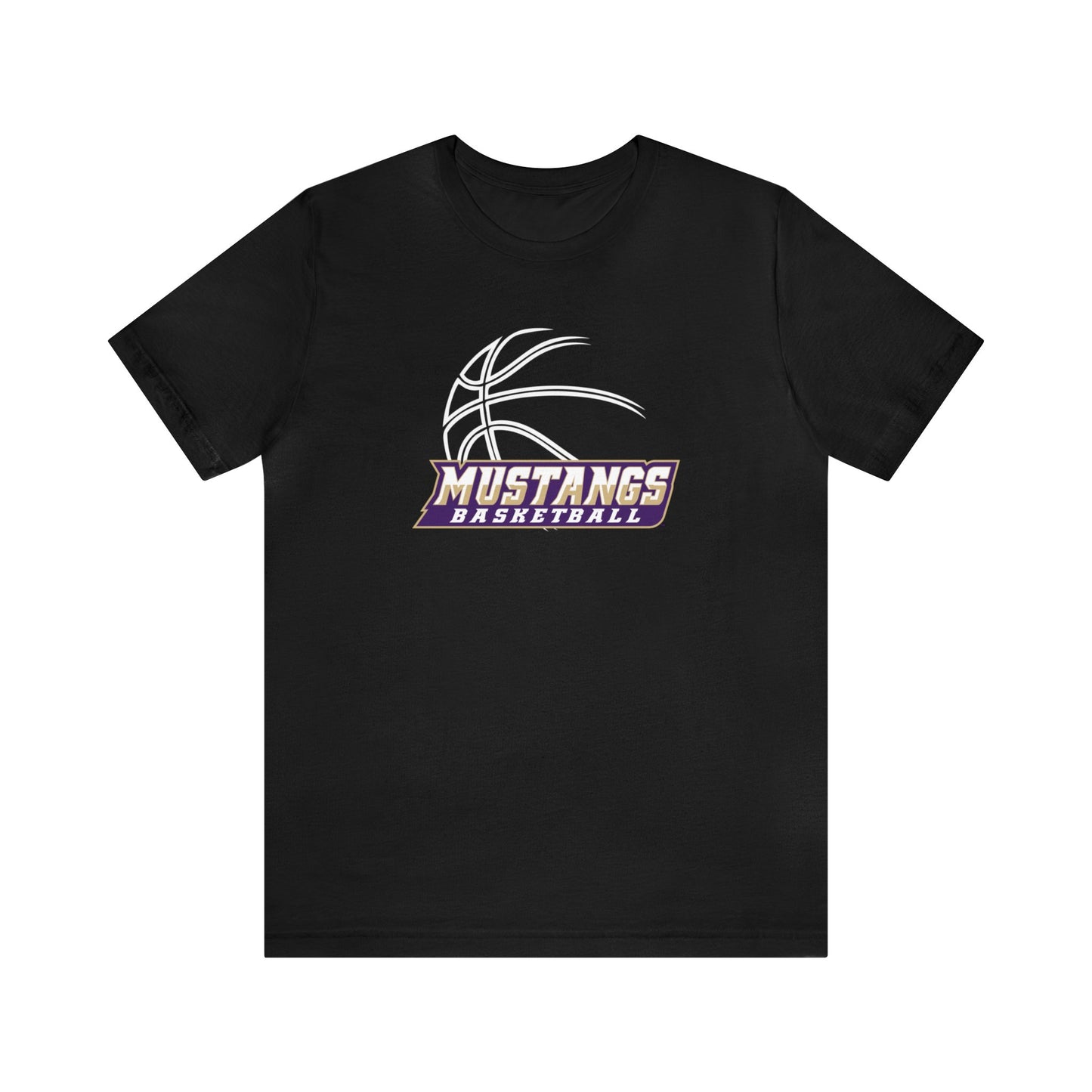 Mustangs Athletics Basketball Unisex Soft Shirt BASKETBALL HS