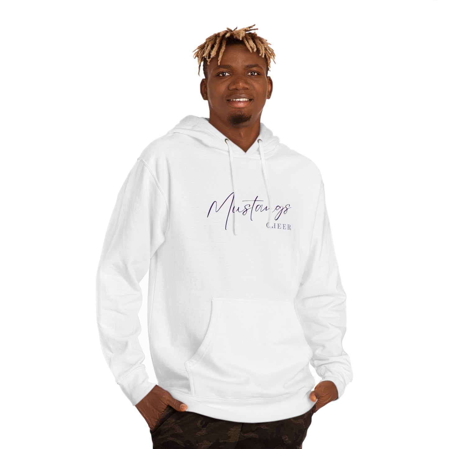 Mustangs Cheer Script Unisex Hooded Sweatshirt CHEER HS