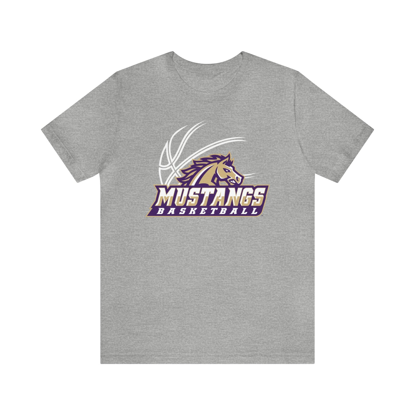 Mustangs Athletics Basketball Unisex Jersey Short Sleeve Tee