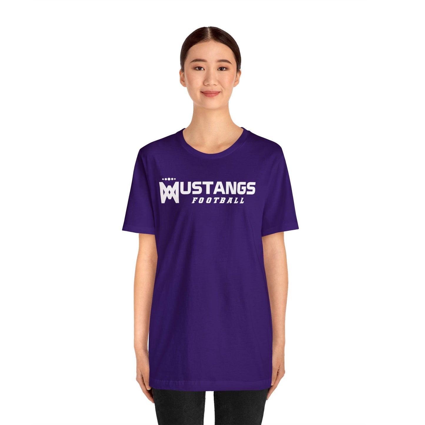 Mustangs Football Company of Mary Unisex Jersey Short Sleeve Tee FOOTBALL ELEM