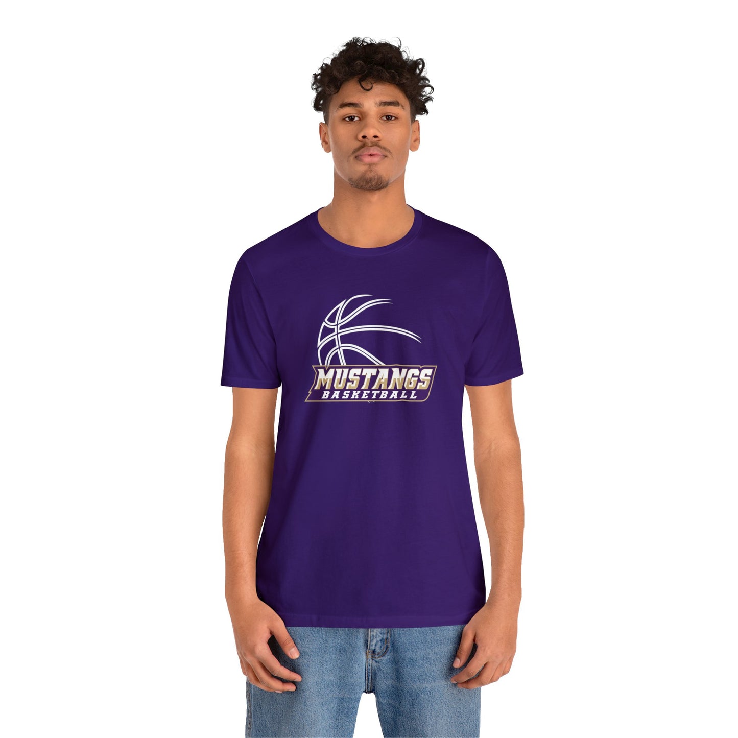 Mustangs Athletics Basketball Unisex Soft Shirt BASKETBALL HS