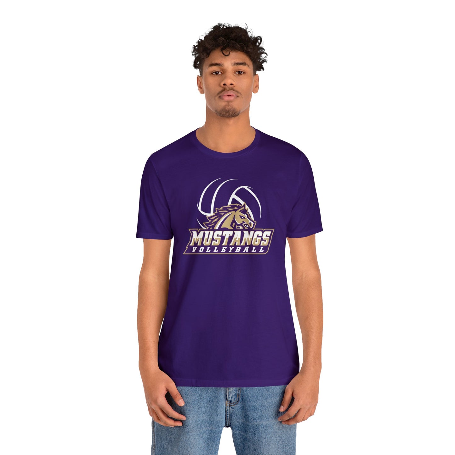 Mustangs Athletics Volleyball Unisex Jersey Short Sleeve Tee VOLLEYBALL ELEM