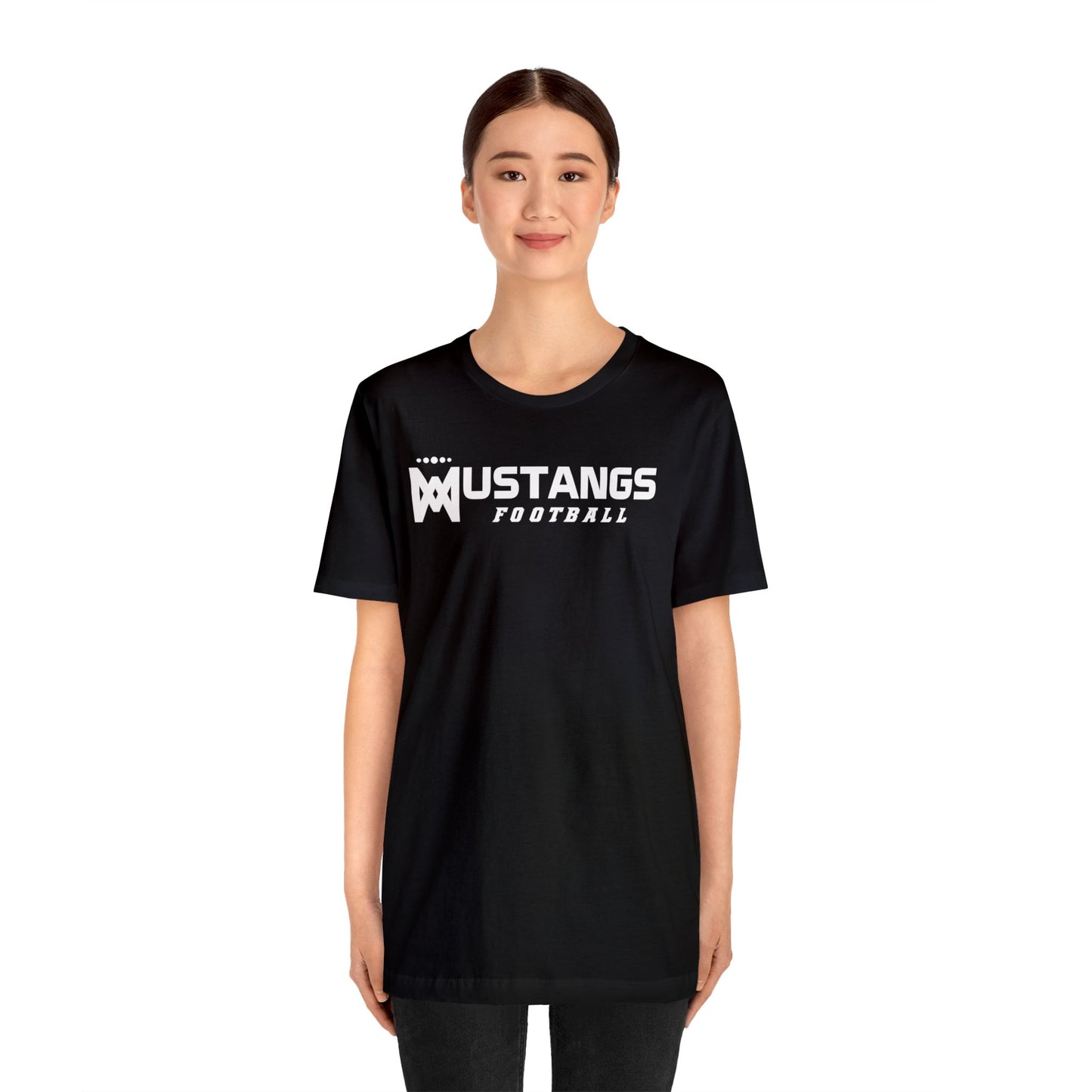 Mustangs Football Company of Mary Unisex Jersey Short Sleeve Tee FOOTBALL ELEM