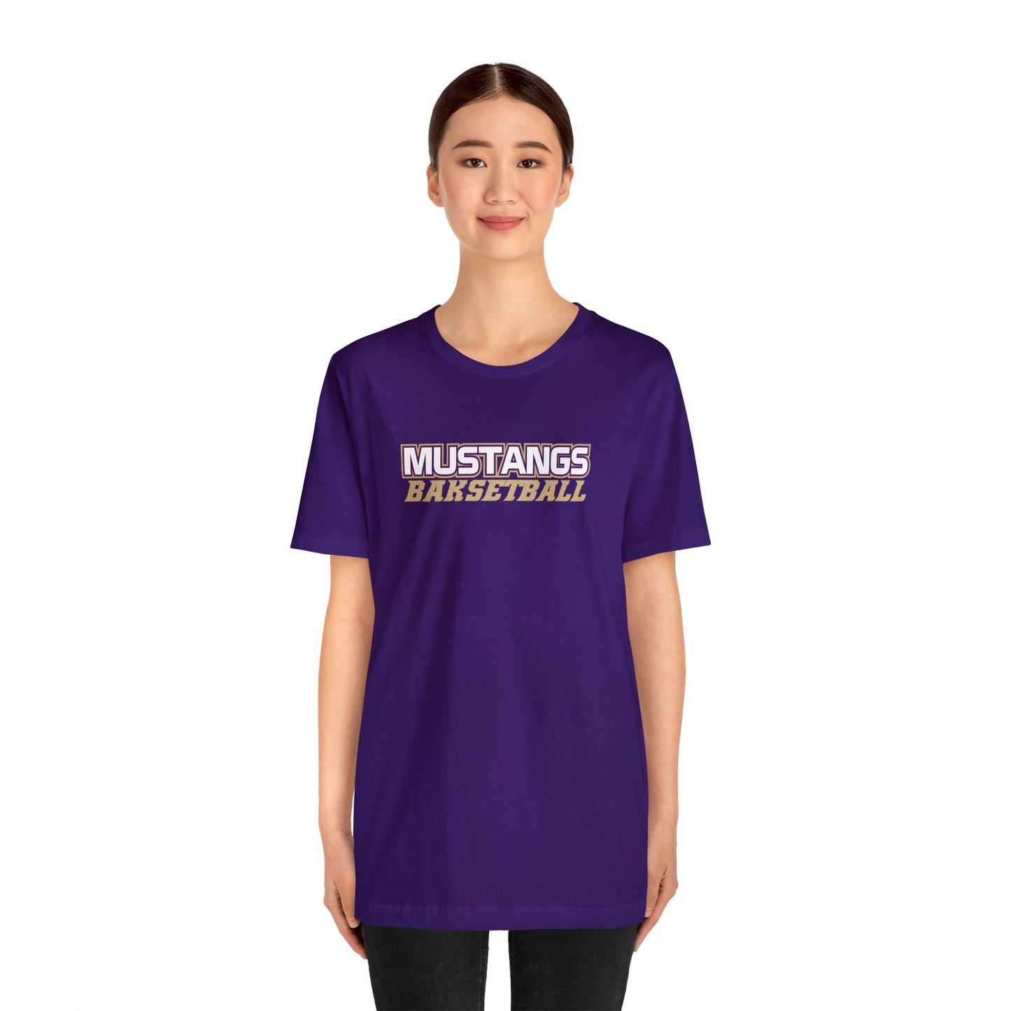 Mustangs Basketball Unisex Soft Shirt BASKETBALL HS