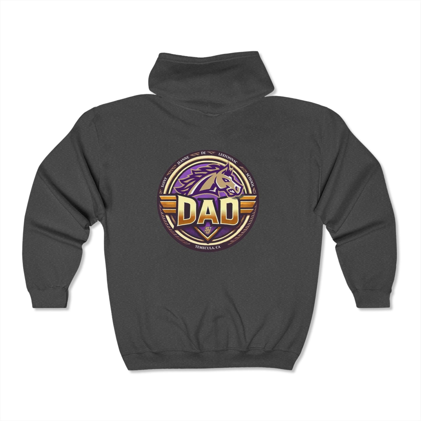 Mustang Dads Zip Up Sweatshirt HSA