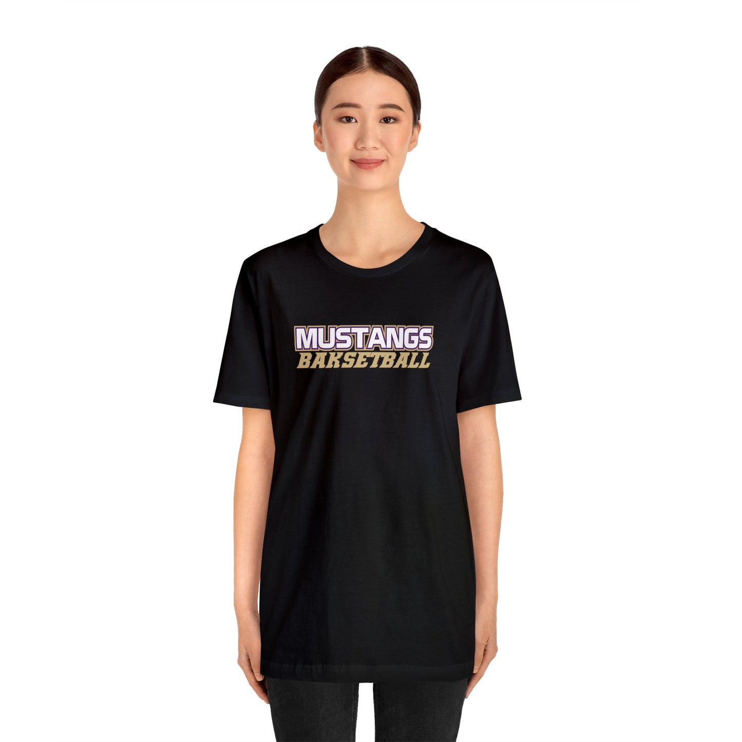 Mustangs Basketball Unisex Soft Shirt BASKETBALL HS