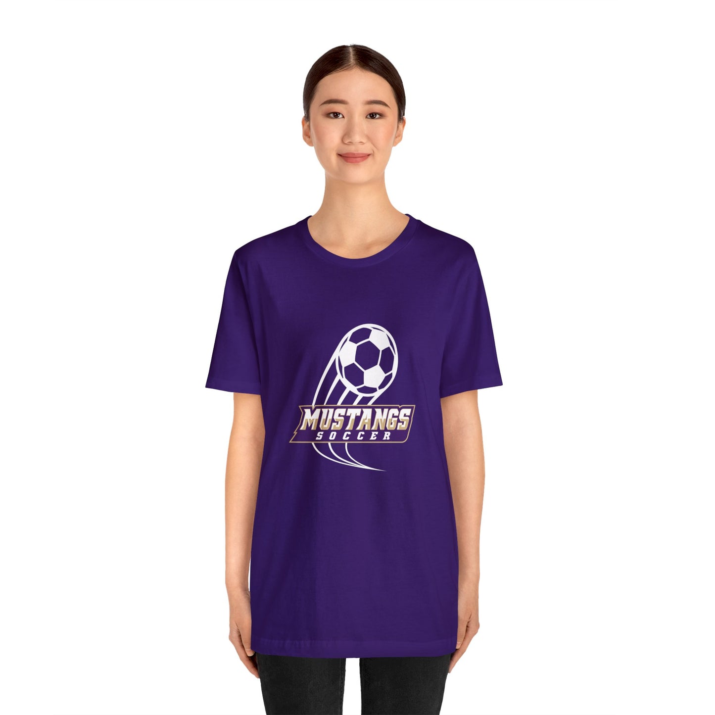 Mustangs Athletics Soccer Unisex Soft Shirt SOCCER HS