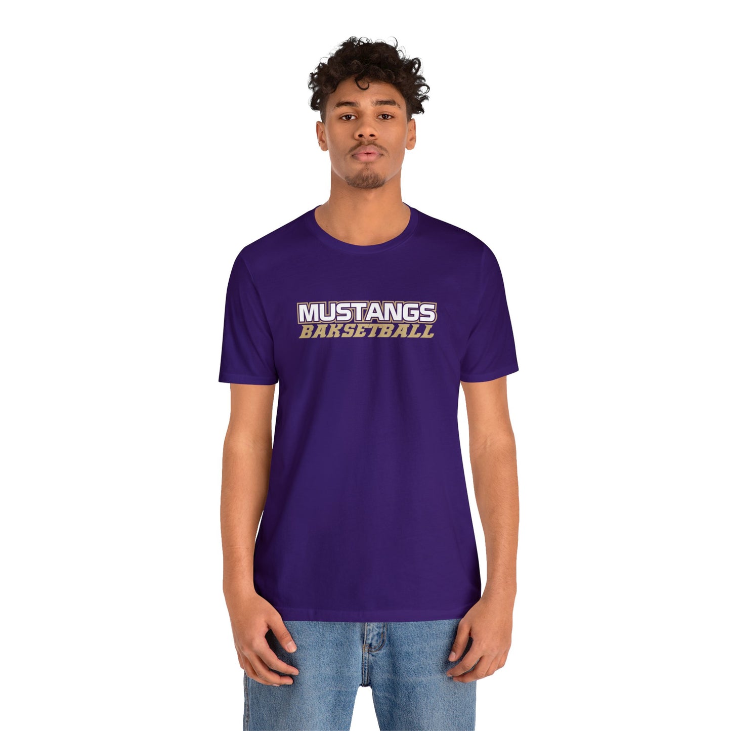 Mustangs Basketball Unisex Soft Shirt BASKETBALL HS