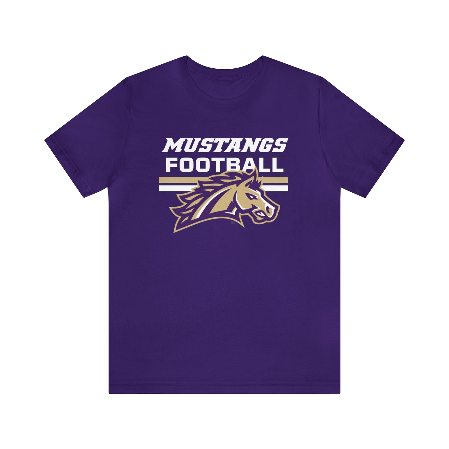 Mustangs Football Line Unisex Jersey Short Sleeve Tee FOOTBALL HS