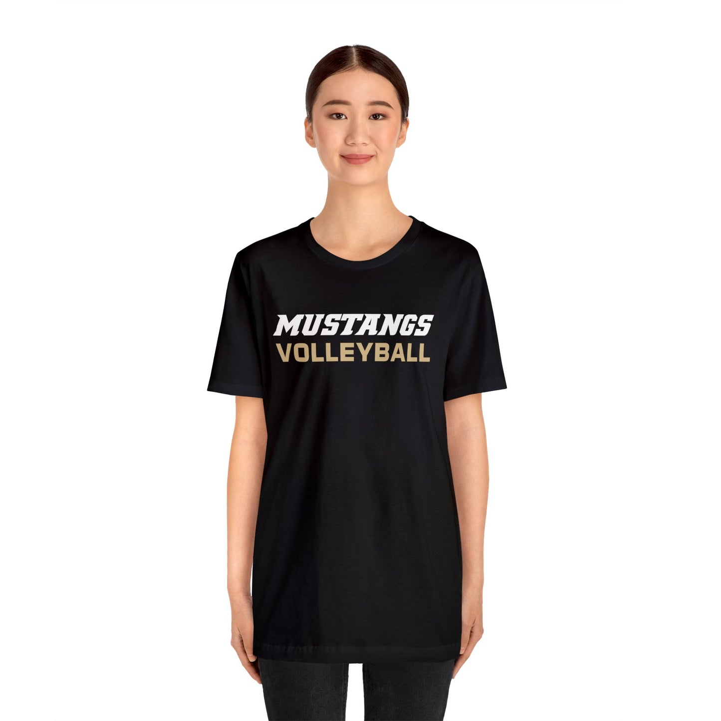 Mustangs Volleyball Simple Unisex Jersey Short Sleeve Tee VOLLEYBALL ELEM