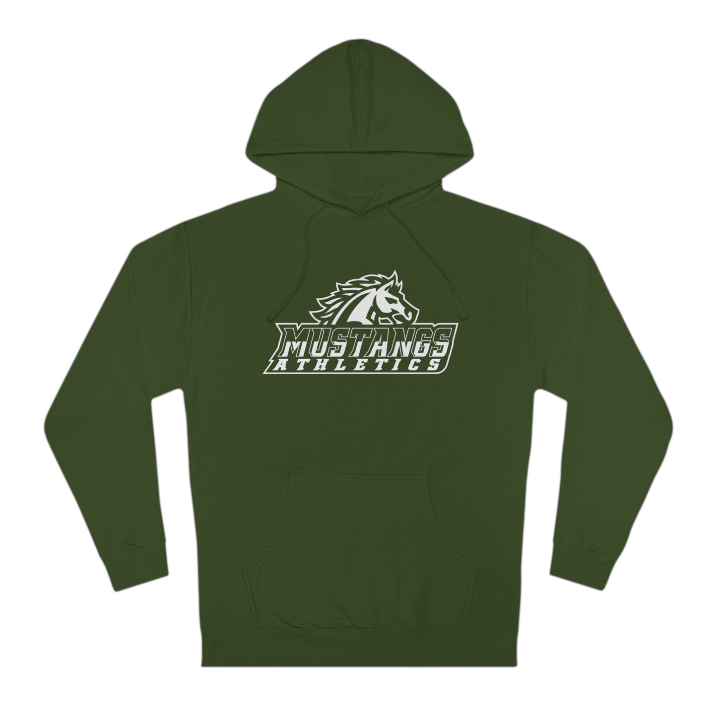 Mustang Athletics Unisex Hooded Sweatshirt ATHLETICS