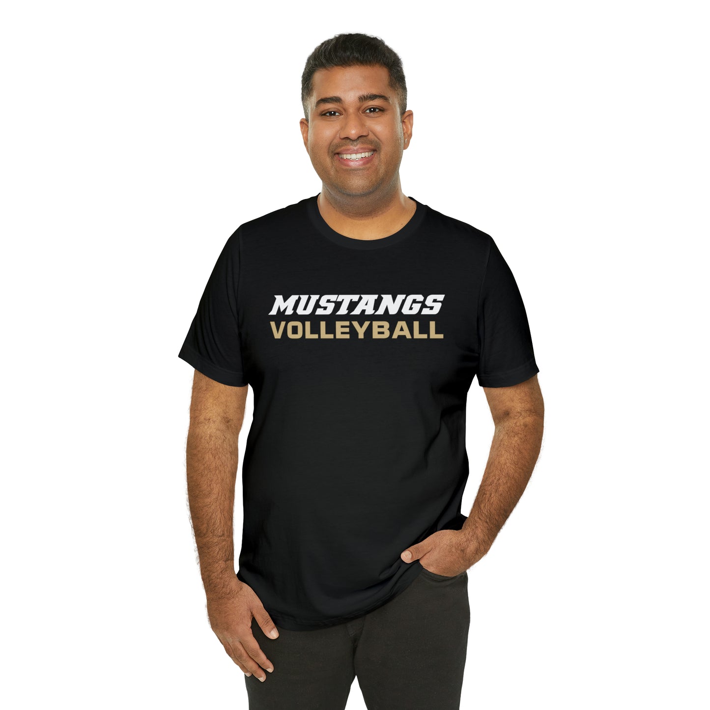 Mustangs Volleyball Simple Unisex Jersey Short Sleeve Tee VOLLEYBALL HS