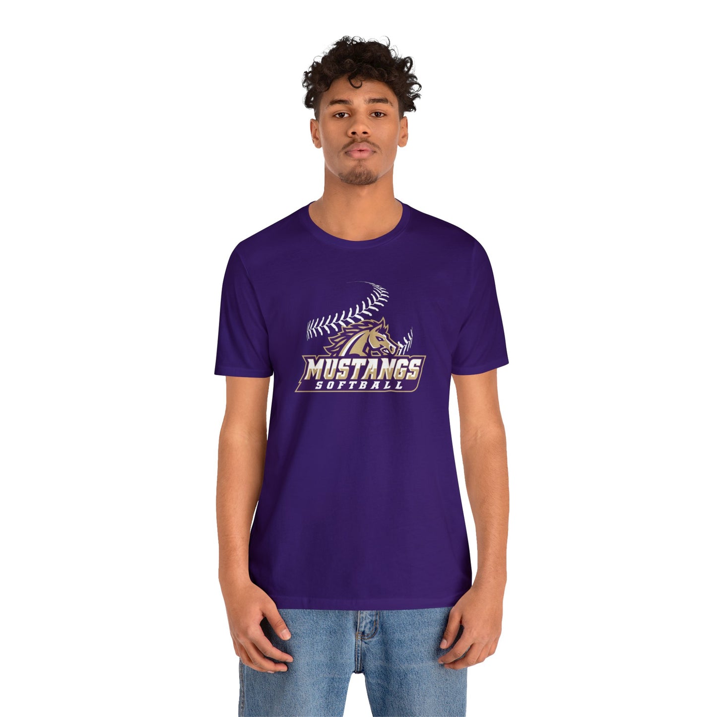 Mustangs Atheltics Softball Unisex Soft Shirt SOFTBALL HS