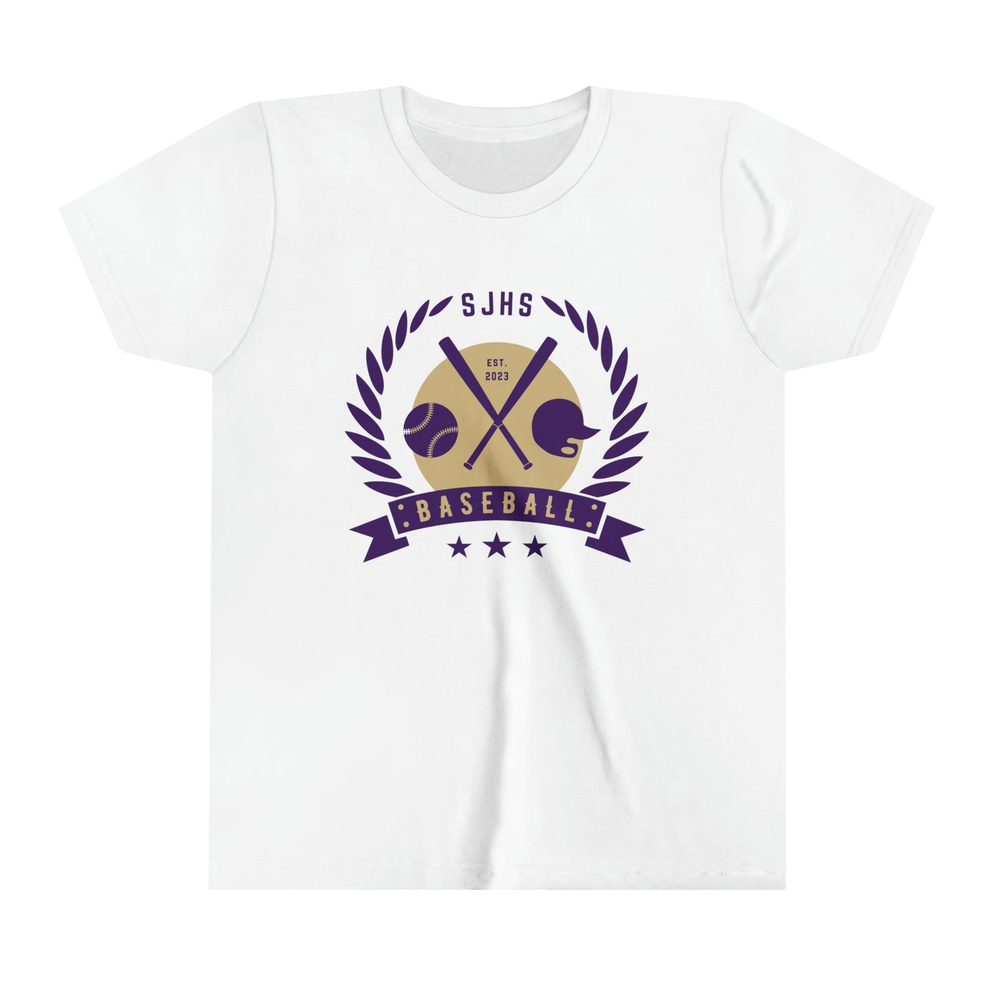 Youth Baseball Crest Short Sleeve Tee BASEBALL HS