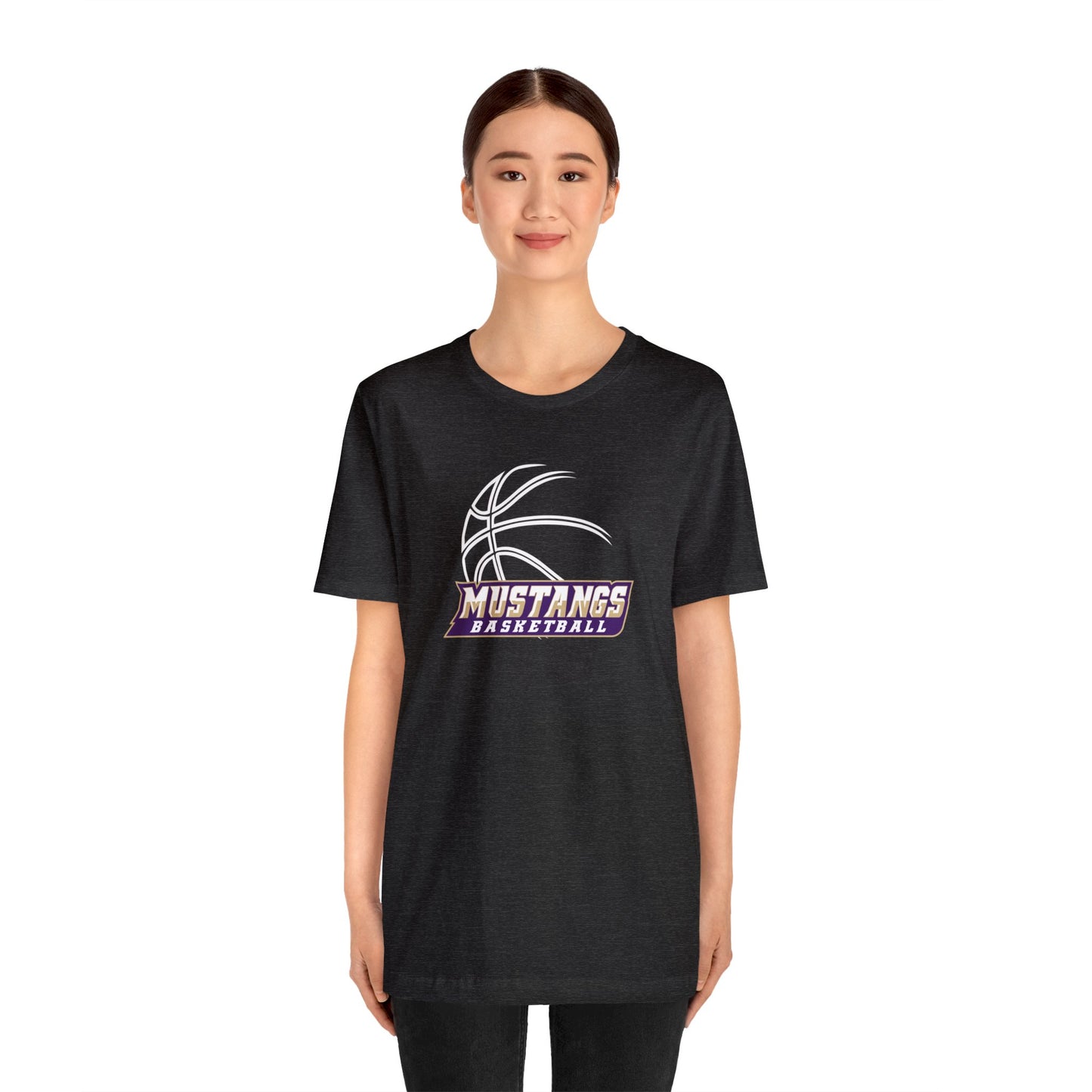 Mustangs Athletics Basketball Unisex Soft Shirt BASKETBALL HS