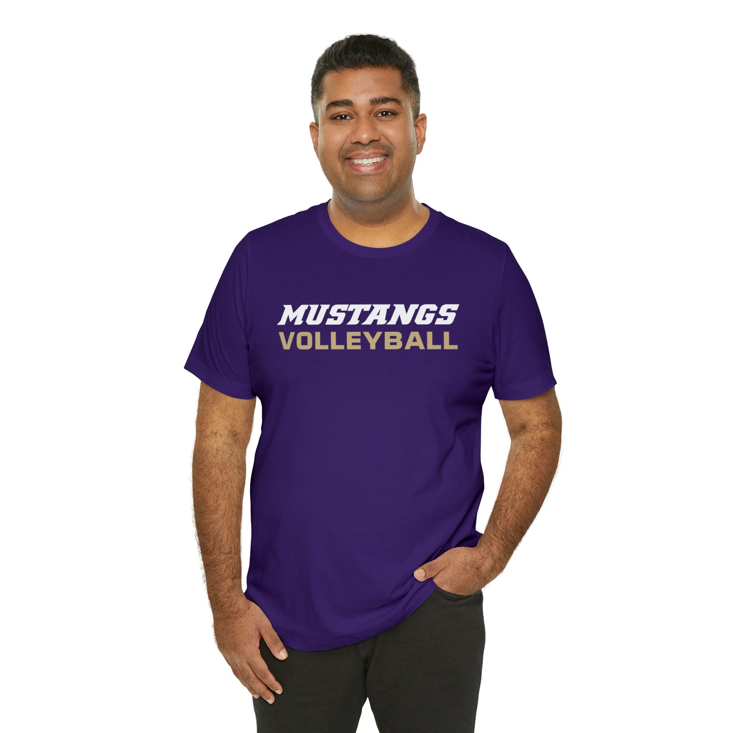 Mustangs Volleyball Simple Unisex Jersey Short Sleeve Tee VOLLEYBALL HS