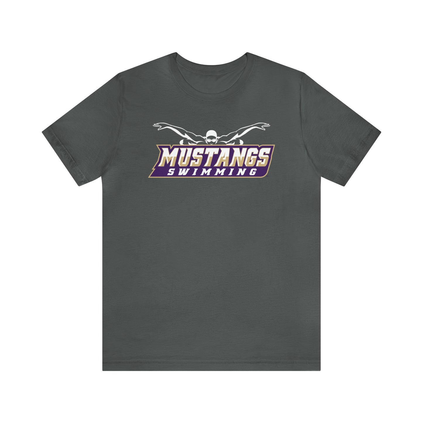 Mustangs Athletics Swimming Unisex Jersey Short Sleeve Tee SWIM HS