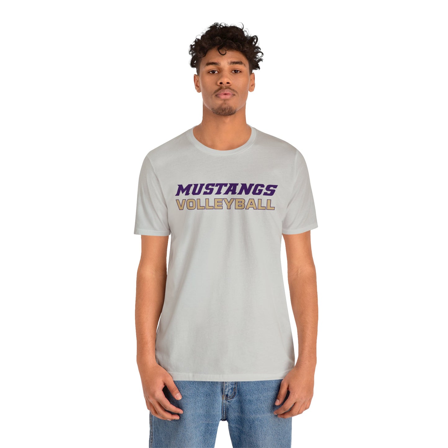 Mustangs Volleyball Simple Unisex Jersey Short Sleeve Tee VOLLEYBALL ELEM