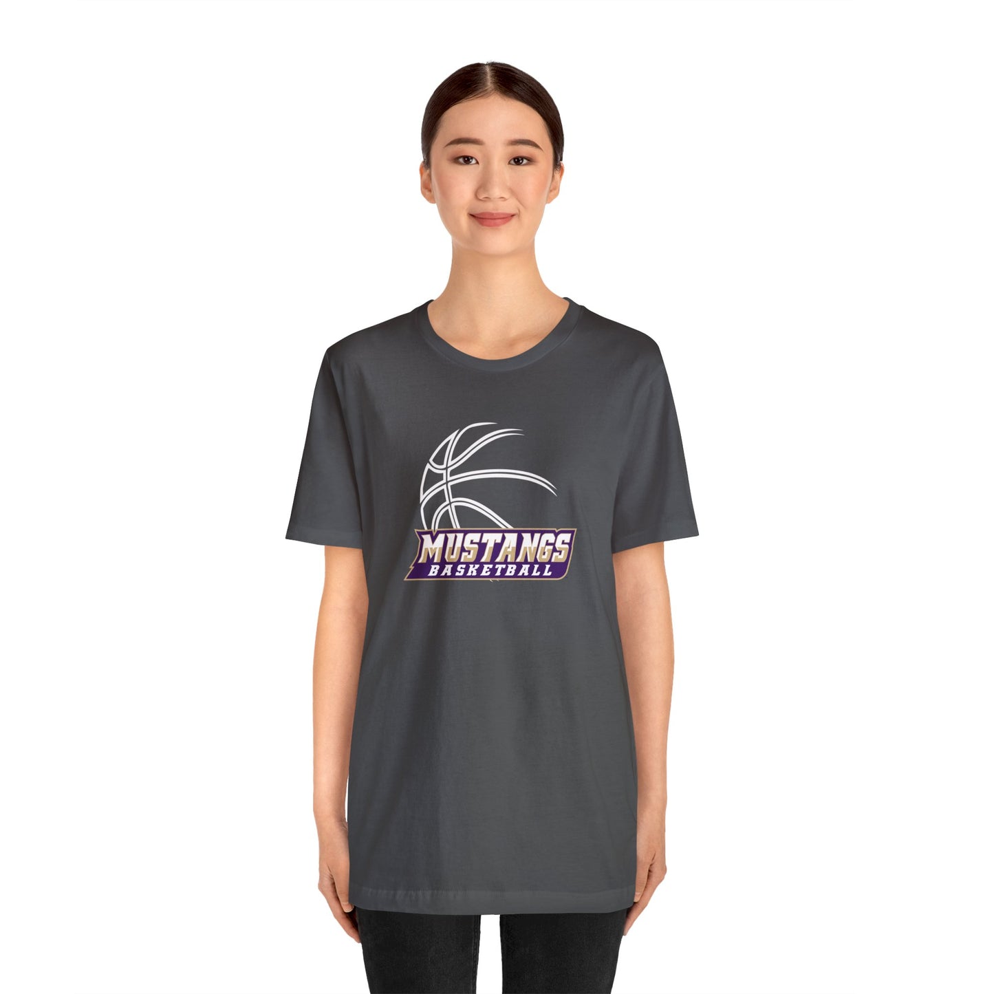 Mustangs Athletics Basketball Unisex Soft Shirt BASKETBALL HS