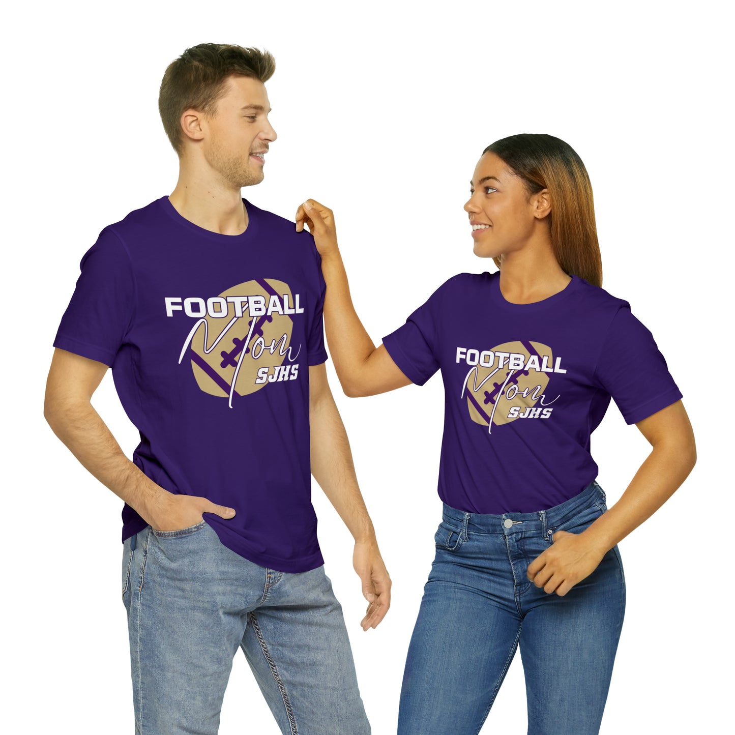 Football Mom Unisex Jersey Short Sleeve Tee FOOTBALL HS