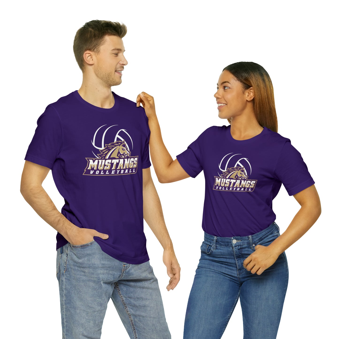 Mustangs Athletics Volleyball Unisex Jersey Short Sleeve Tee VOLLEYBALL HS