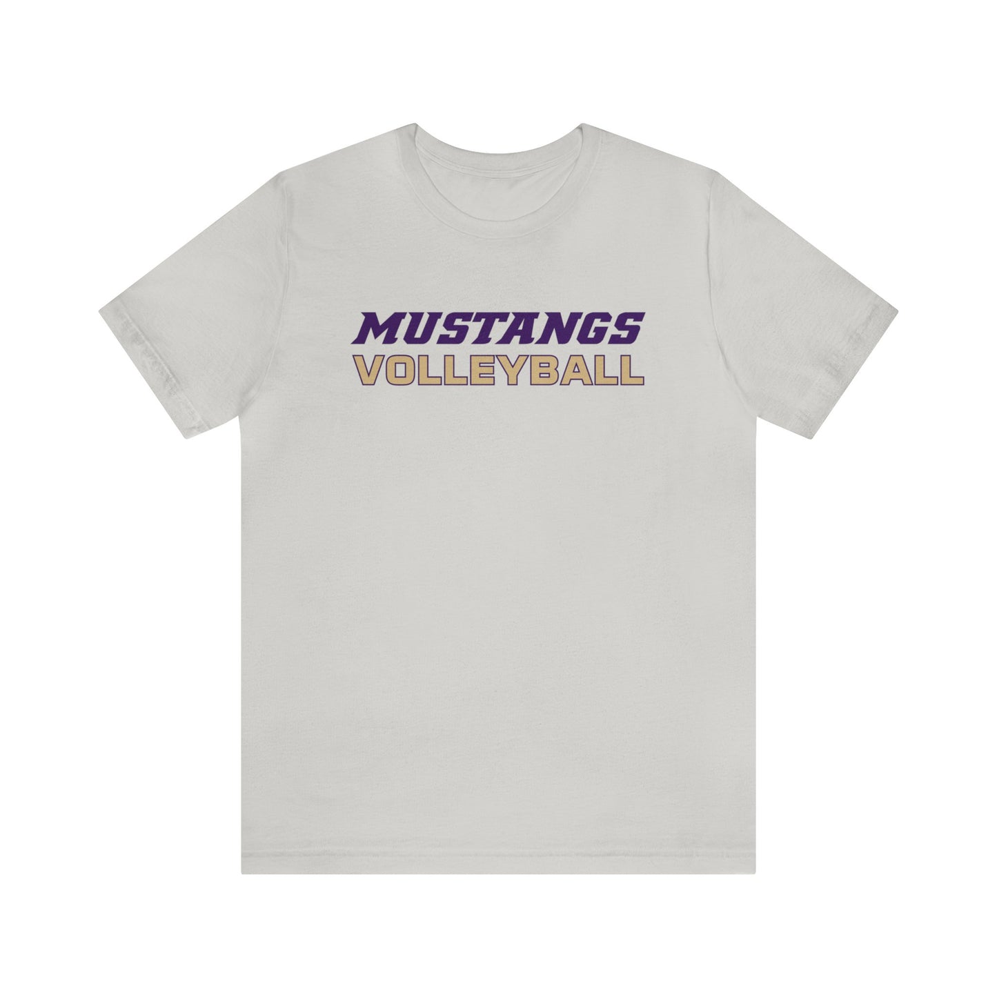 Mustangs Volleyball Simple Unisex Jersey Short Sleeve Tee VOLLEYBALL ELEM