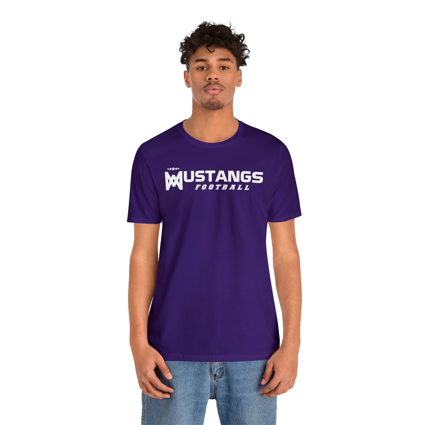 Mustangs Football Company of Mary Unisex Jersey Short Sleeve Tee FOOTBALL ELEM