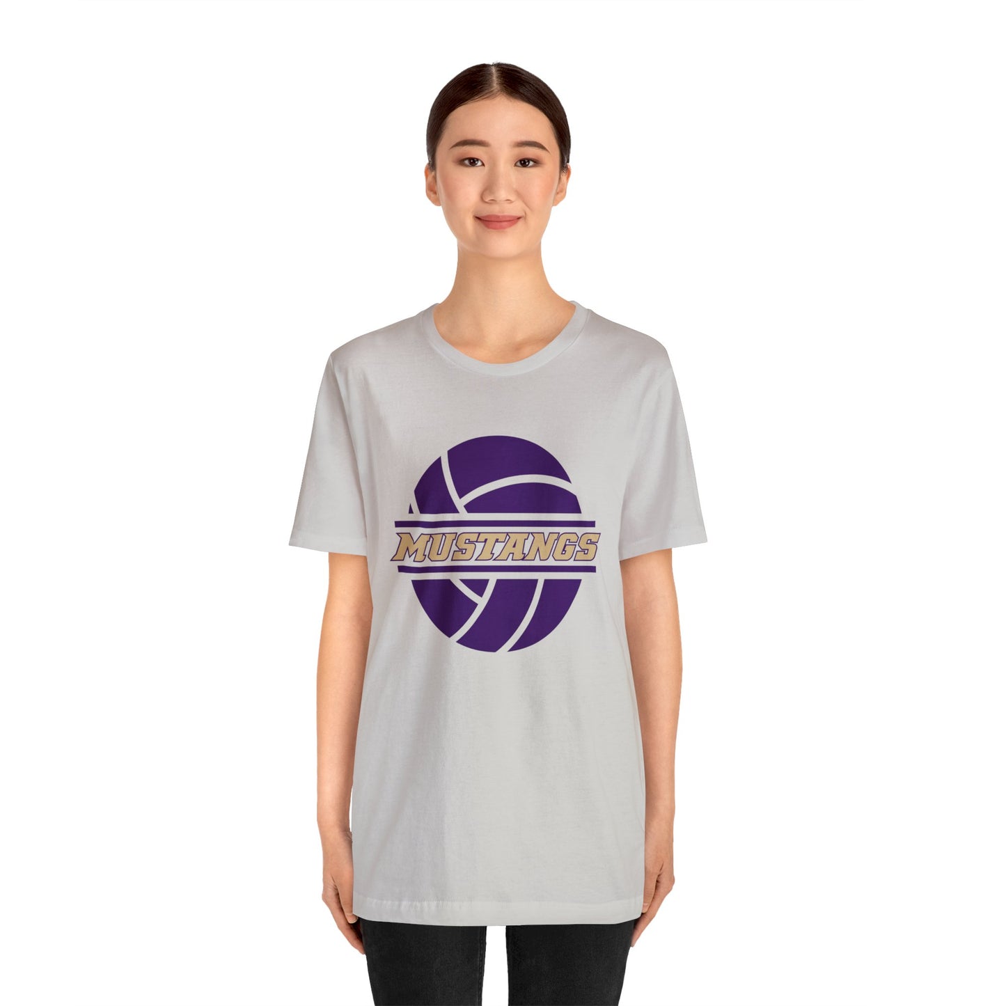 Mustangs Volleyball Ball Unisex Jersey Short Sleeve Tee VOLLEYBALL ELEM