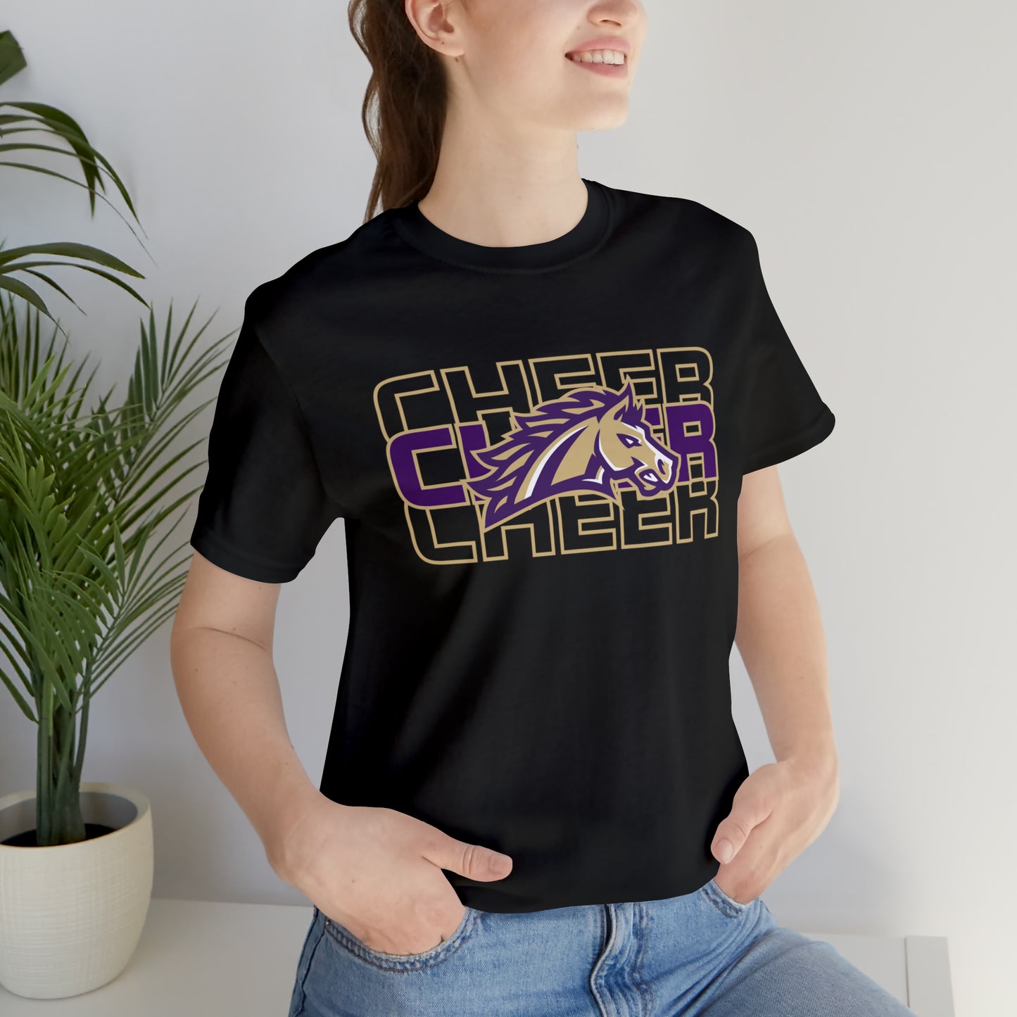 Cheer Repeat Unisex Jersey Short Sleeve Tee CHEER HS