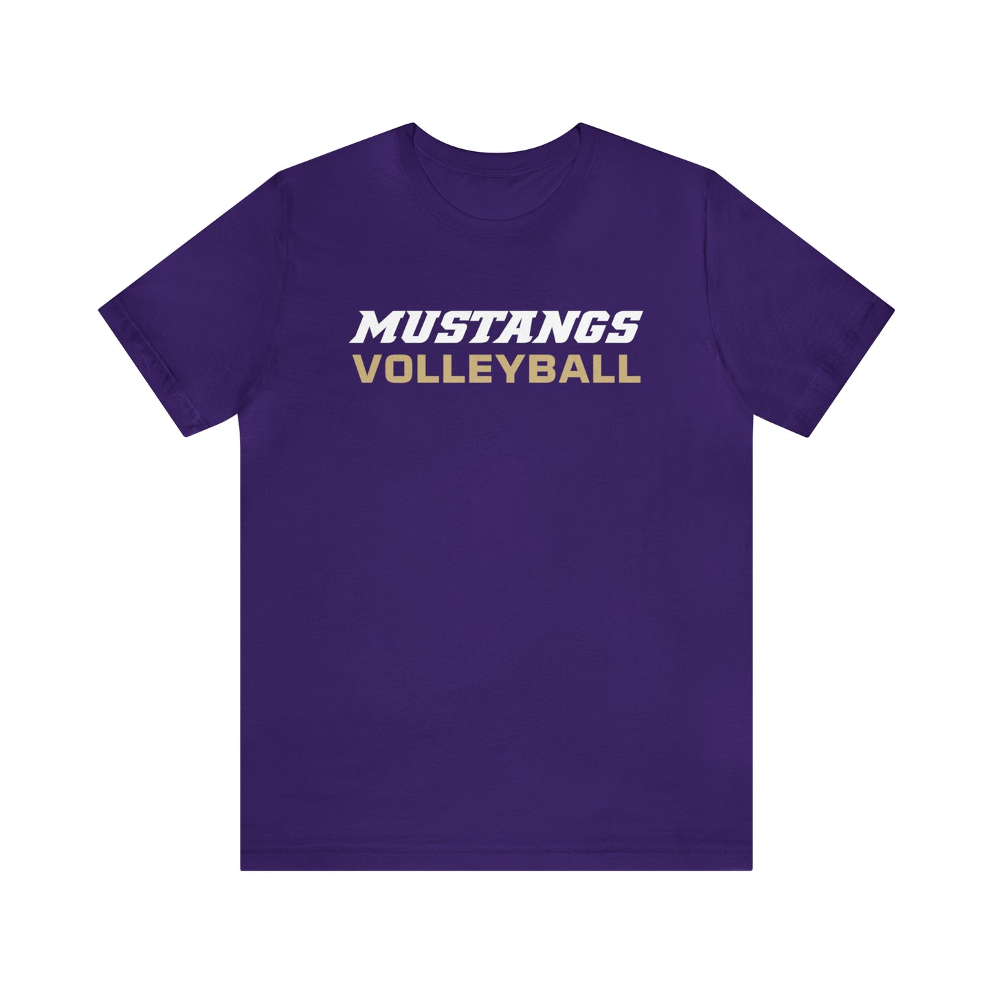 Mustangs Volleyball Simple Unisex Jersey Short Sleeve Tee VOLLEYBALL HS