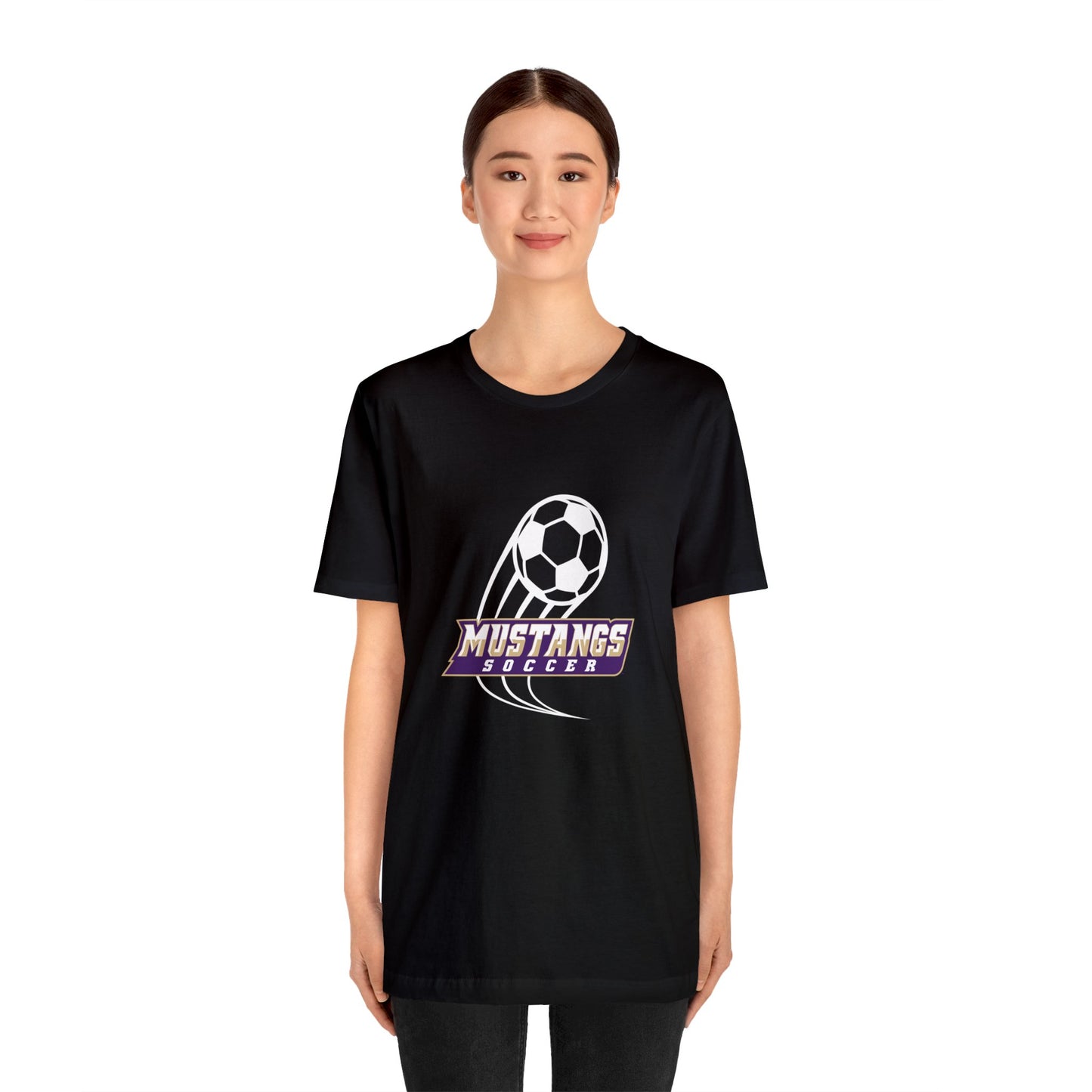 Mustangs Athletics Soccer Unisex Soft Shirt SOCCER HS